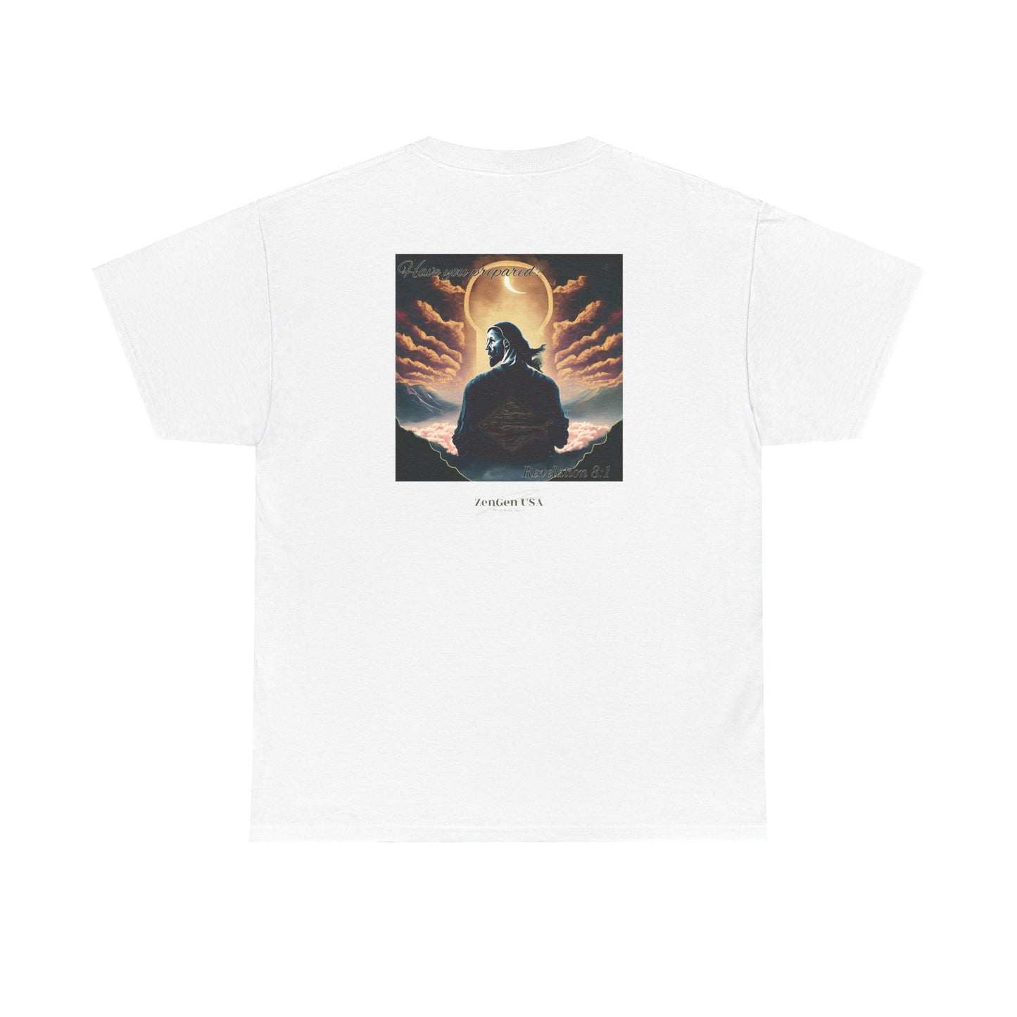 Apocalypse - 7th Seal Revelation 8:1 - Unisex Heavy Cotton Tee - Revelation Collection - ZenGen USA