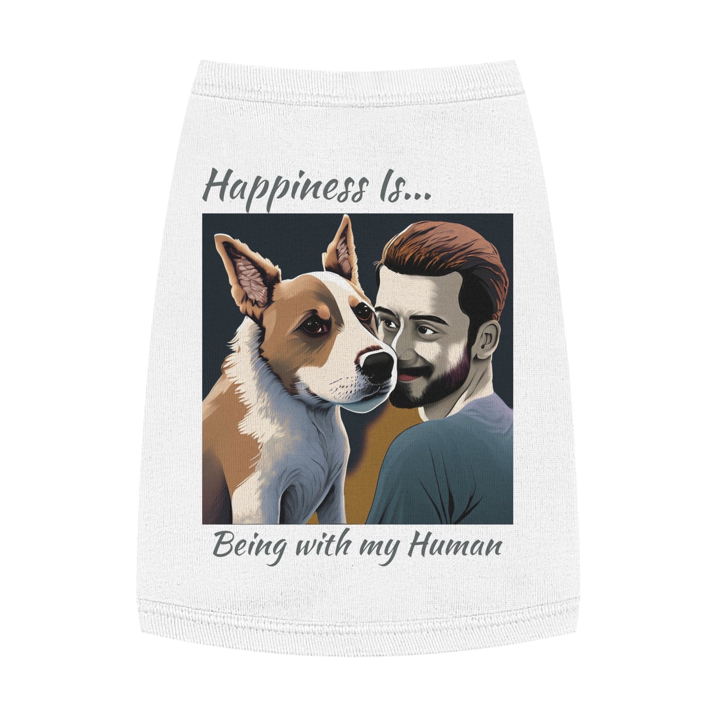 Pet Tank Top Doggy - Happiness is... ZenGen Furry Nation