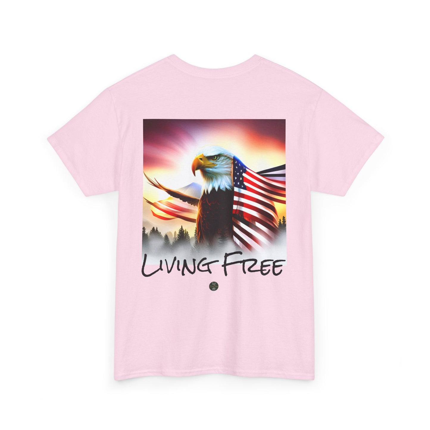 LIBERTY, Living Free - Unisex Heavy Cotton Tee - ZenGen USA