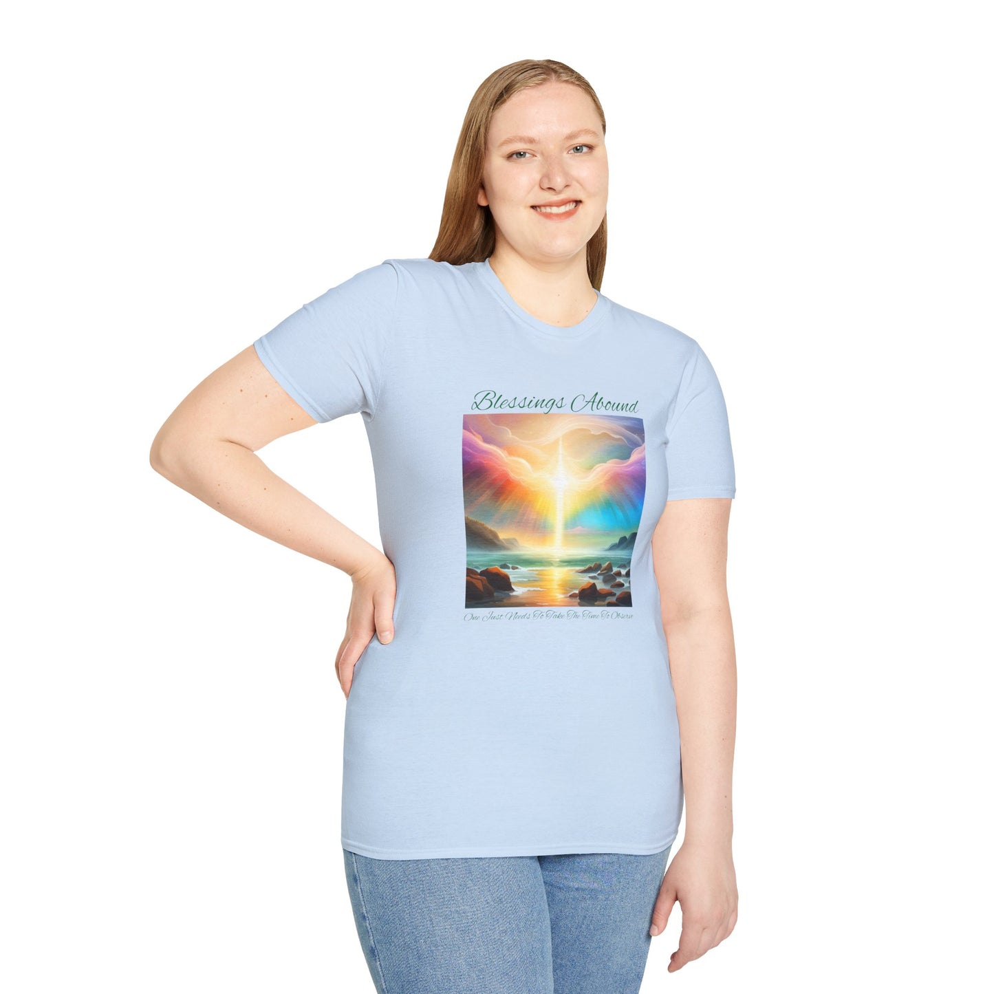 Blessings Abound - Unisex Softstyle T-Shirt