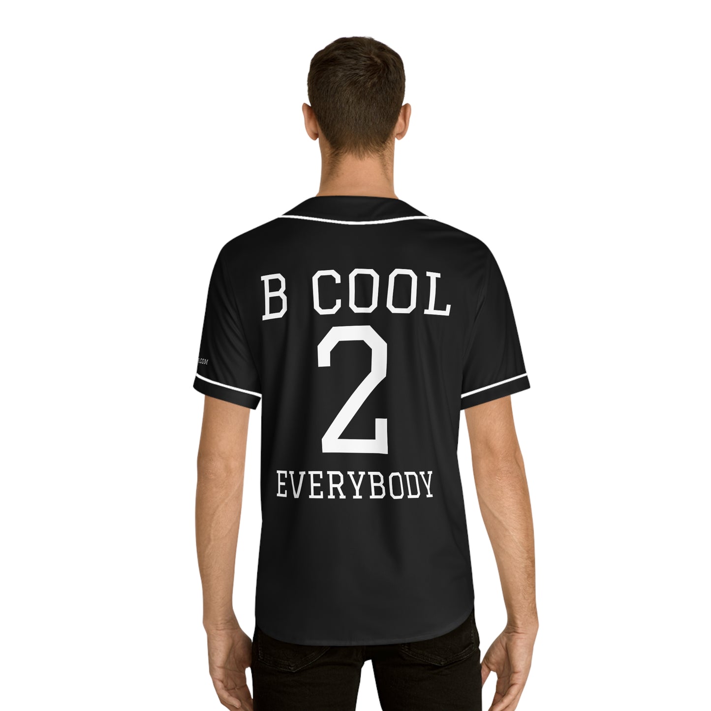 ZenGen BCOOL2EVERYBODY Camiseta de béisbol para hombre en negro