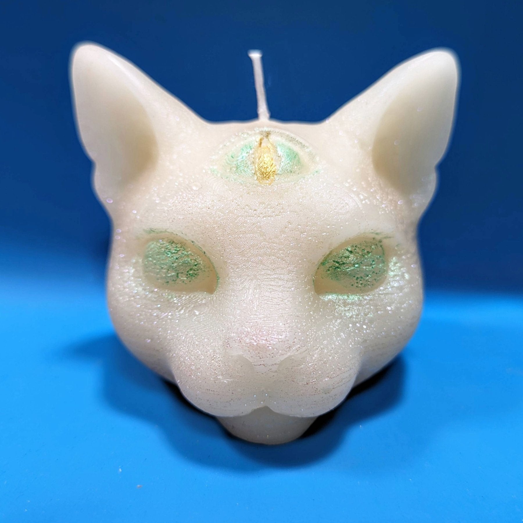 3rd Eye Cat | 100% Beeswax | Scented Candle - ZenGen USA