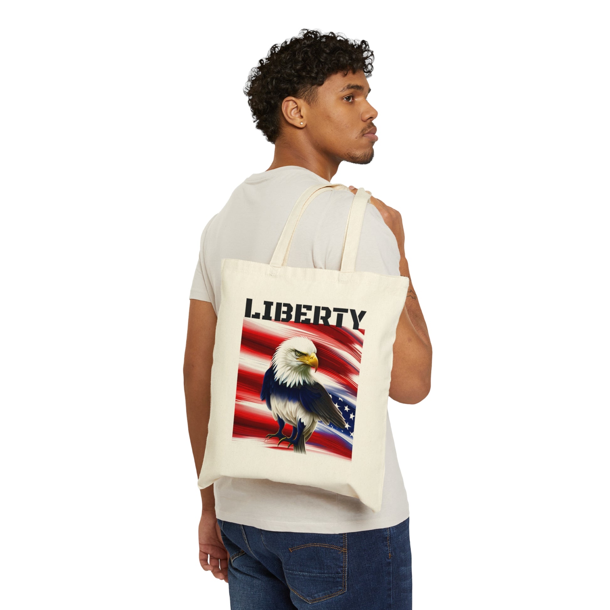 Liberty Cotton Canvas Tote Bag - ZenGen USA - ZenGen USA