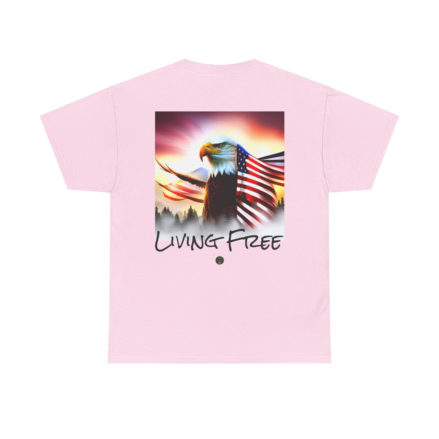 LIBERTY, Living Free - Unisex Heavy Cotton Tee - ZenGen USA