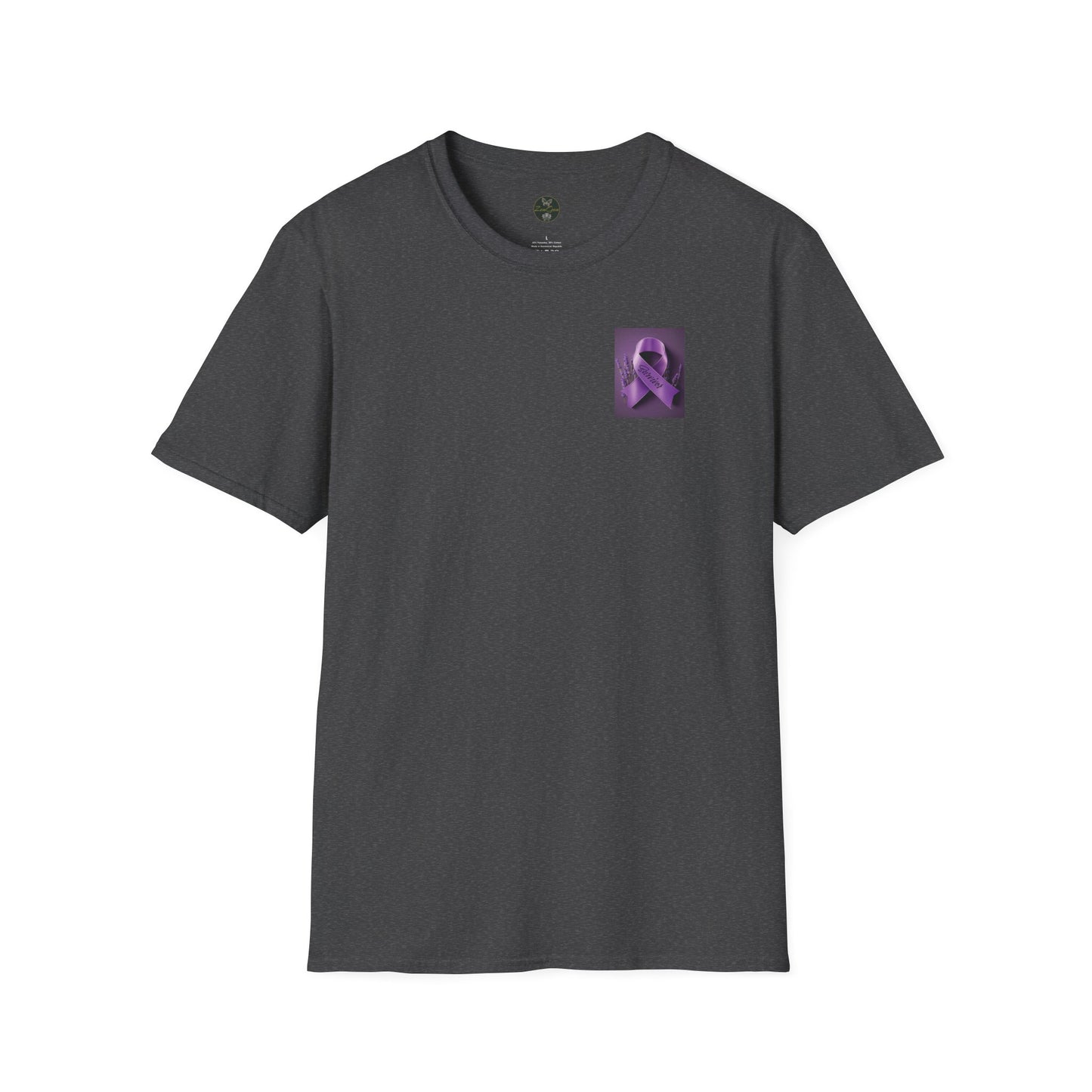 SURVIVOR Lavender Ribbon - Unisex Softstyle T-Shirt - Cancer Awareness all Forms