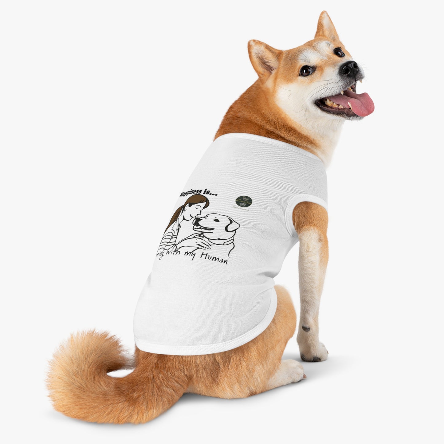 Pet Tank Top - Happiness is... ZenGen Furry Nation