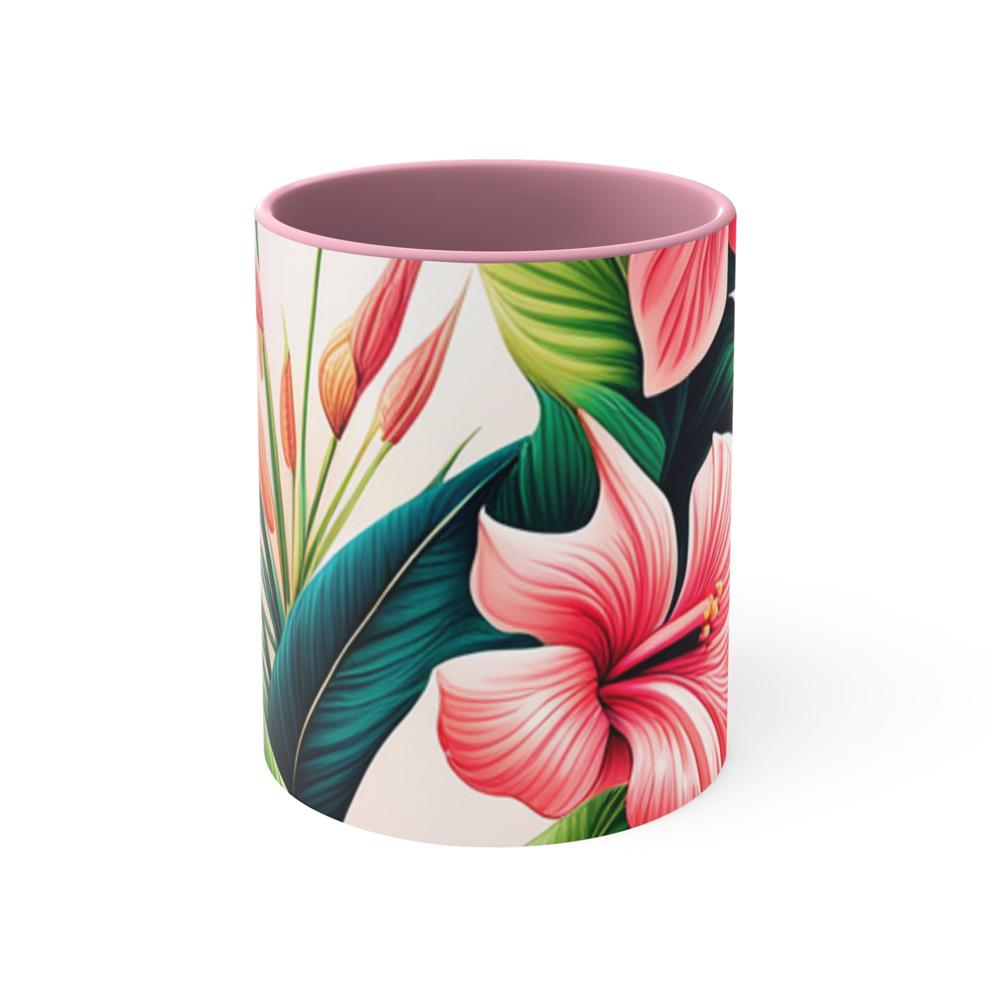 Hibiscus Print Coffee Mug, 11oz - ZenGen USA - ZenGen USA