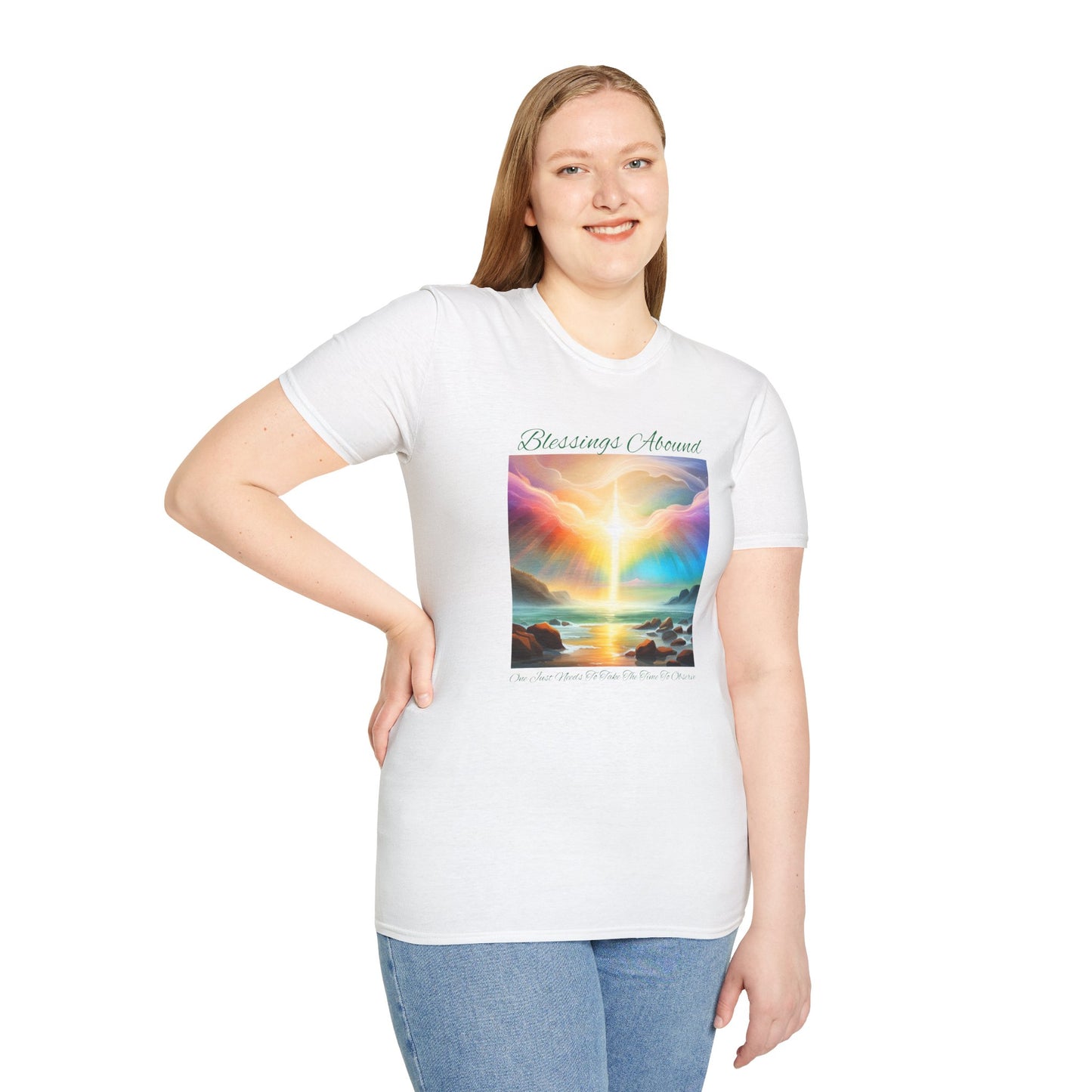 Blessings Abound - Unisex Softstyle T-Shirt