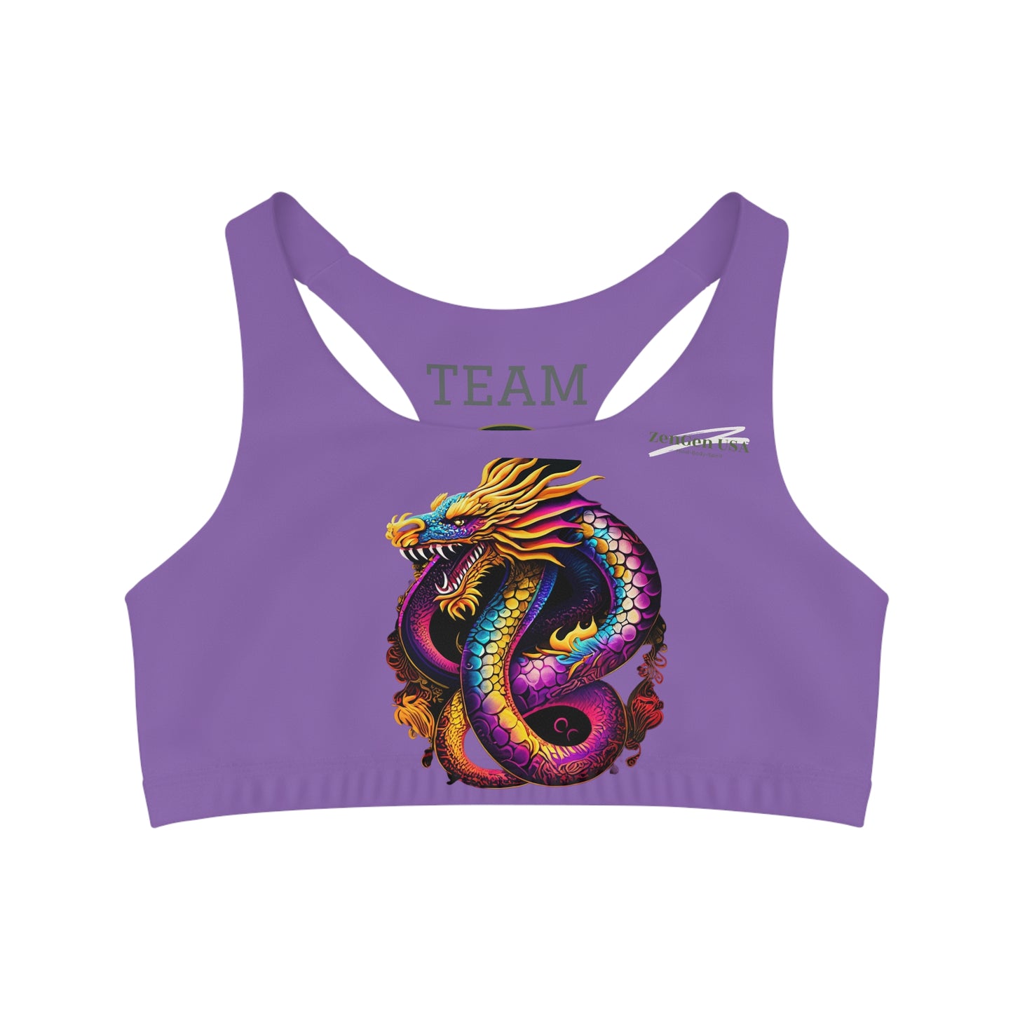 Dragon Sports Bra | Orchid | Rock Solid | ZenGen USA