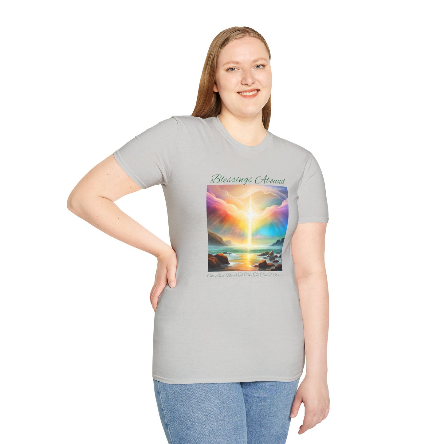 Blessings Abound - Unisex Softstyle T-Shirt