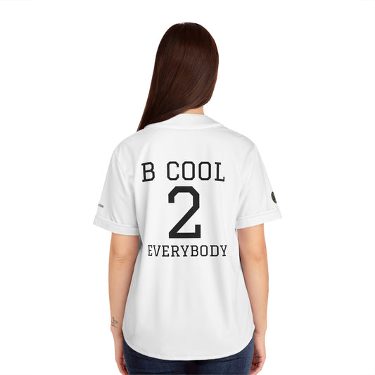 ZenGen BCOOL2EVERYBODY Women's Baseball Jersey - In White