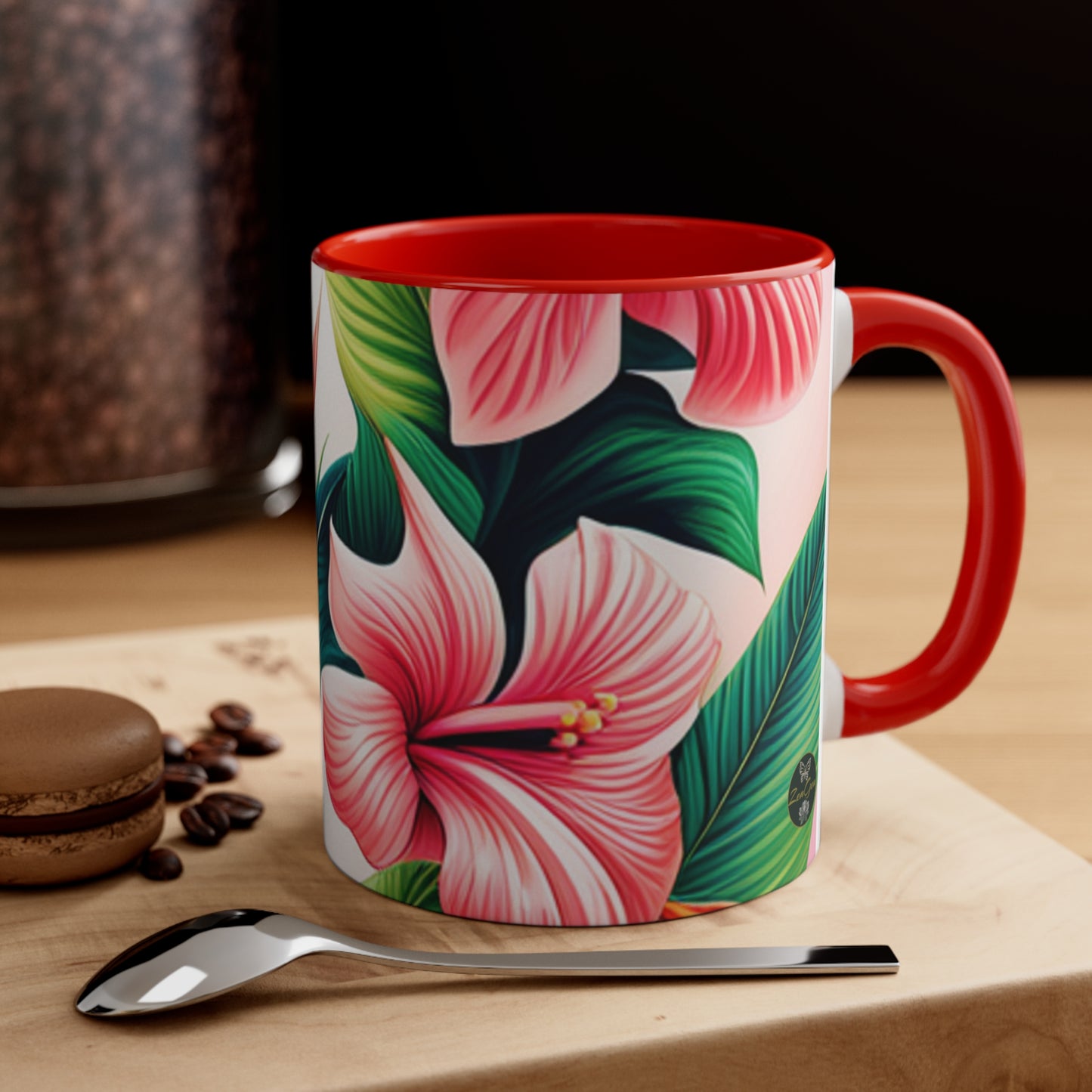 Hibiscus Print Coffee Mug, 11oz - ZenGen USA - ZenGen USA