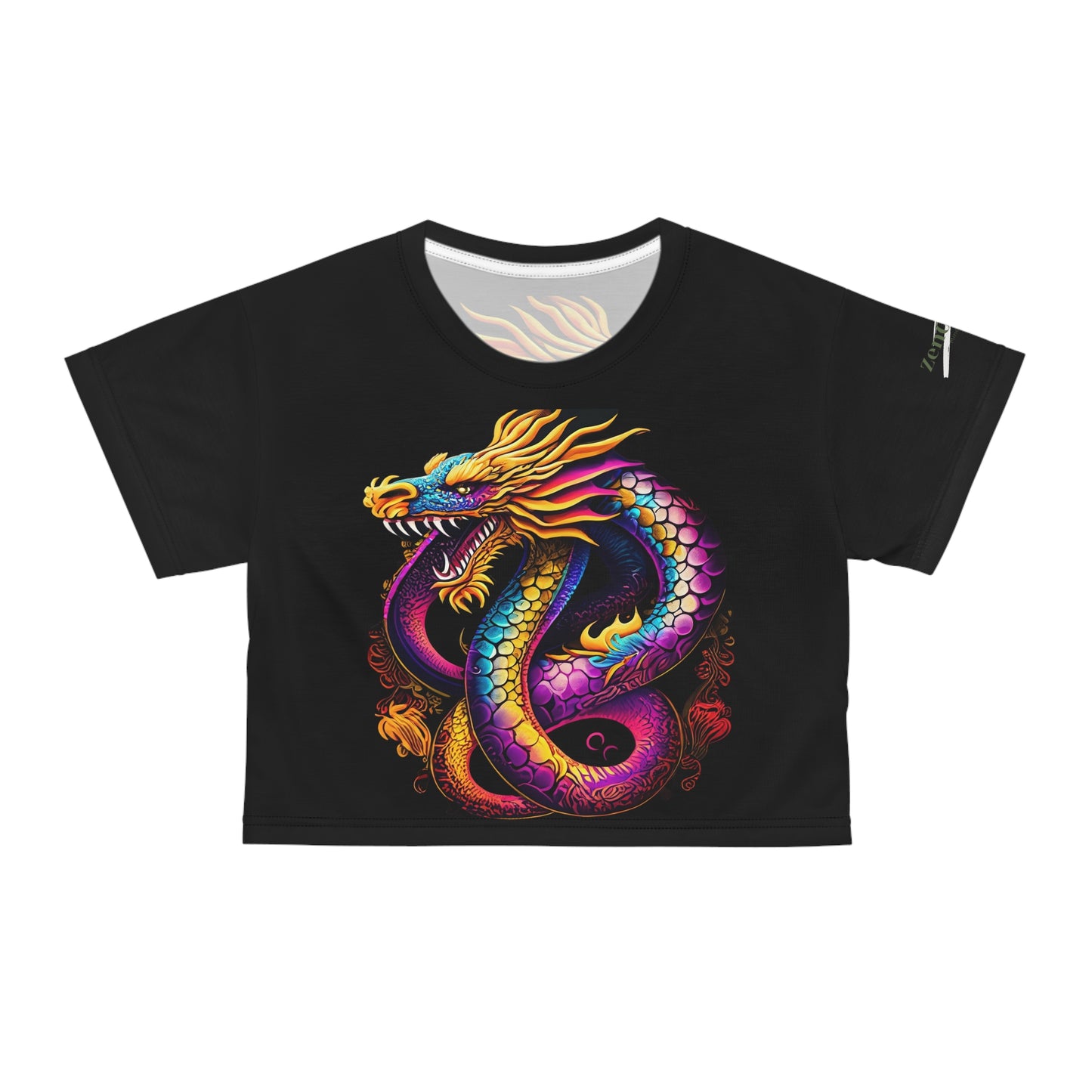 Camiseta corta con dragón - ZenGen USA