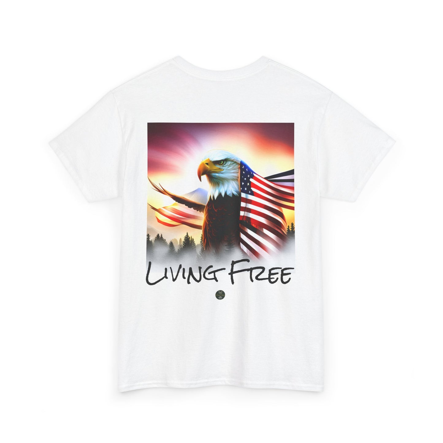 LIBERTY, Living Free - Unisex Heavy Cotton Tee - ZenGen USA