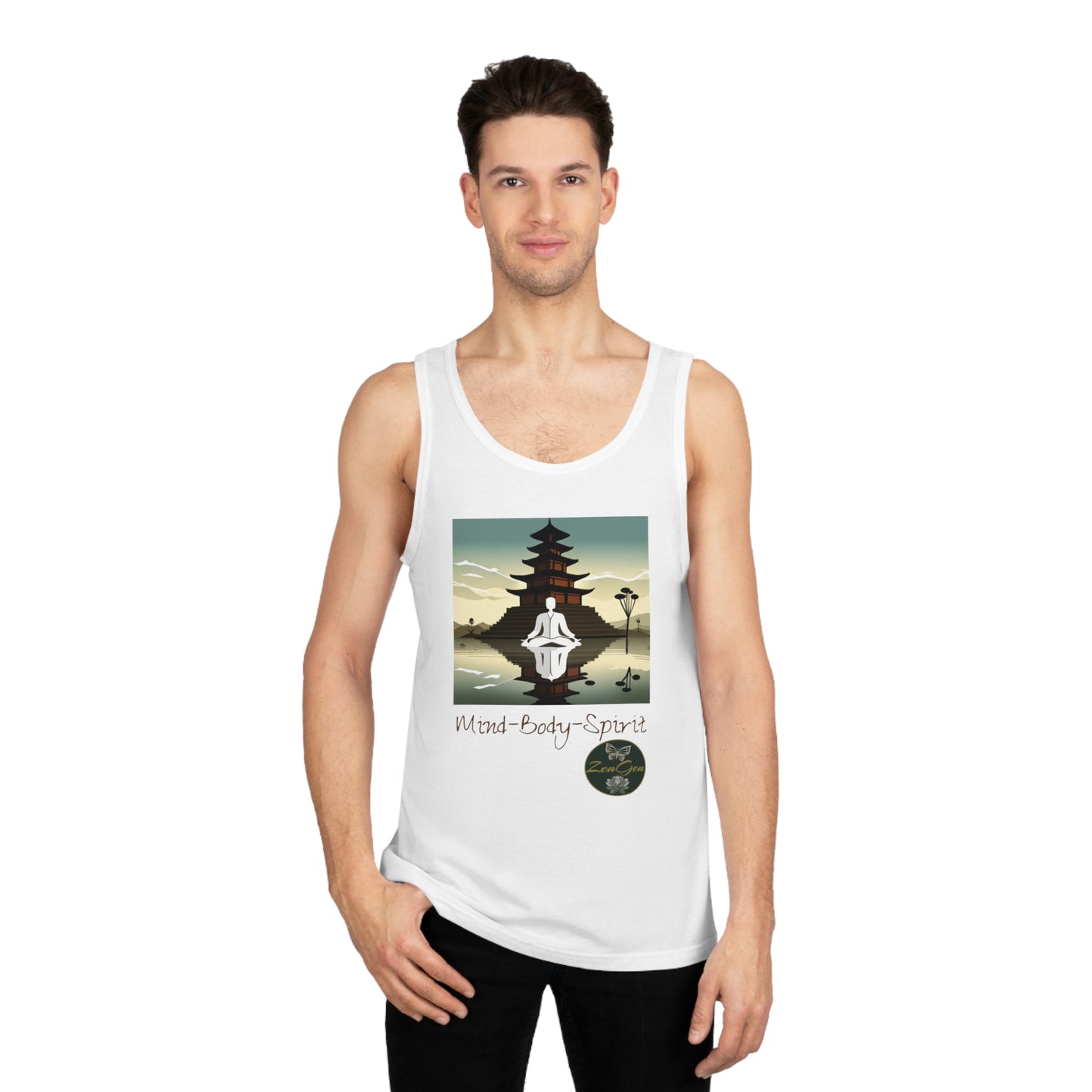 Mind-Body-Spirit, Unisex Softstyle™ Tank Top