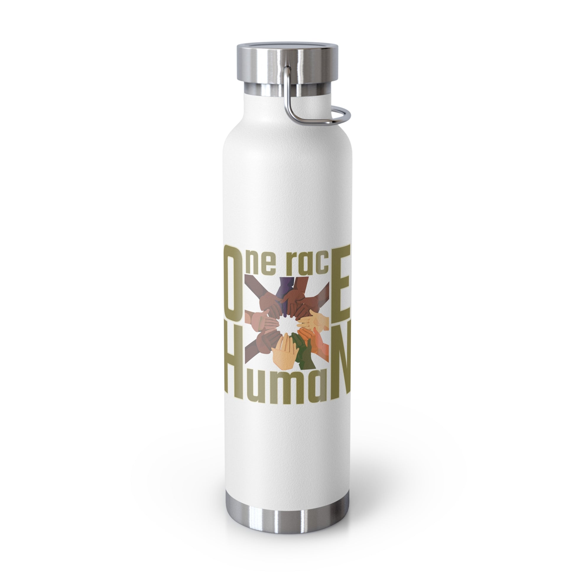 One Race Human | Copper Vacuum Insulated Bottle, 22oz | ZenGen USA - ZenGen USA