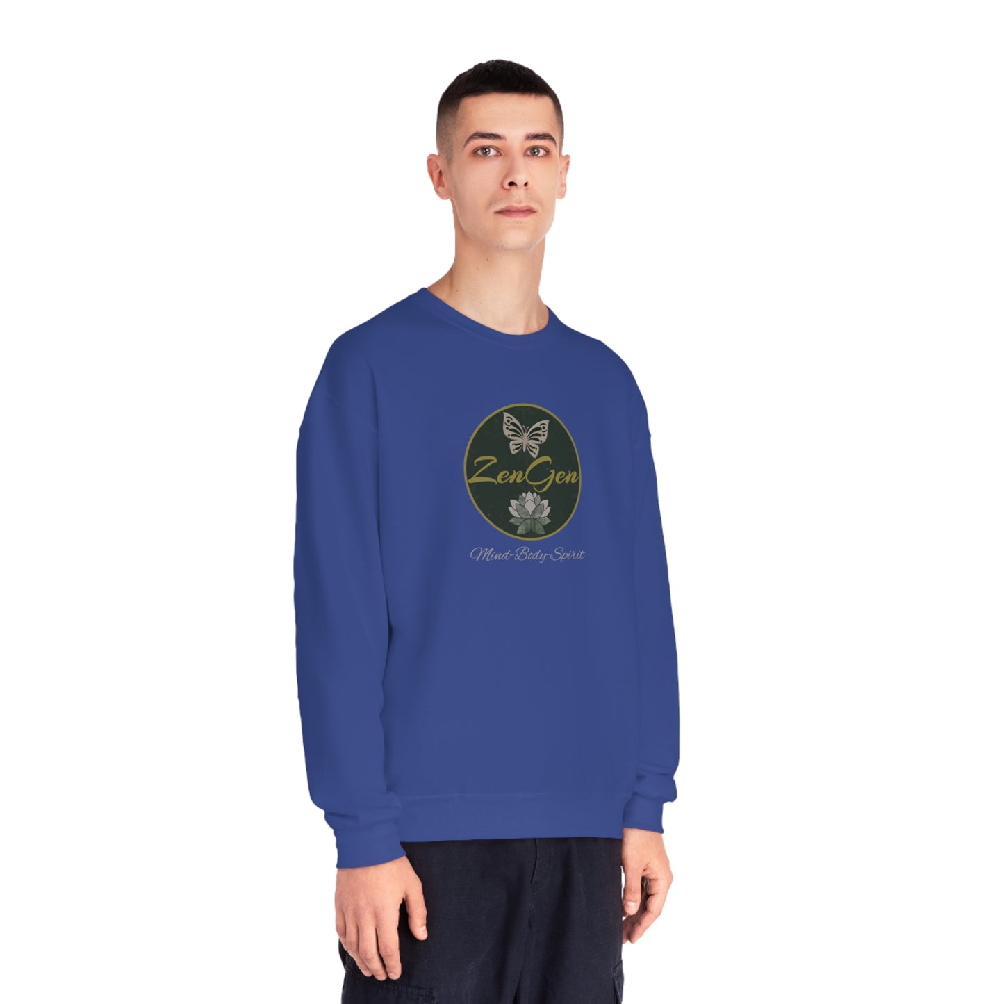 ZenGen Logo Sweatshirt - Unisex NuBlend® Crewneck Sweatshirt