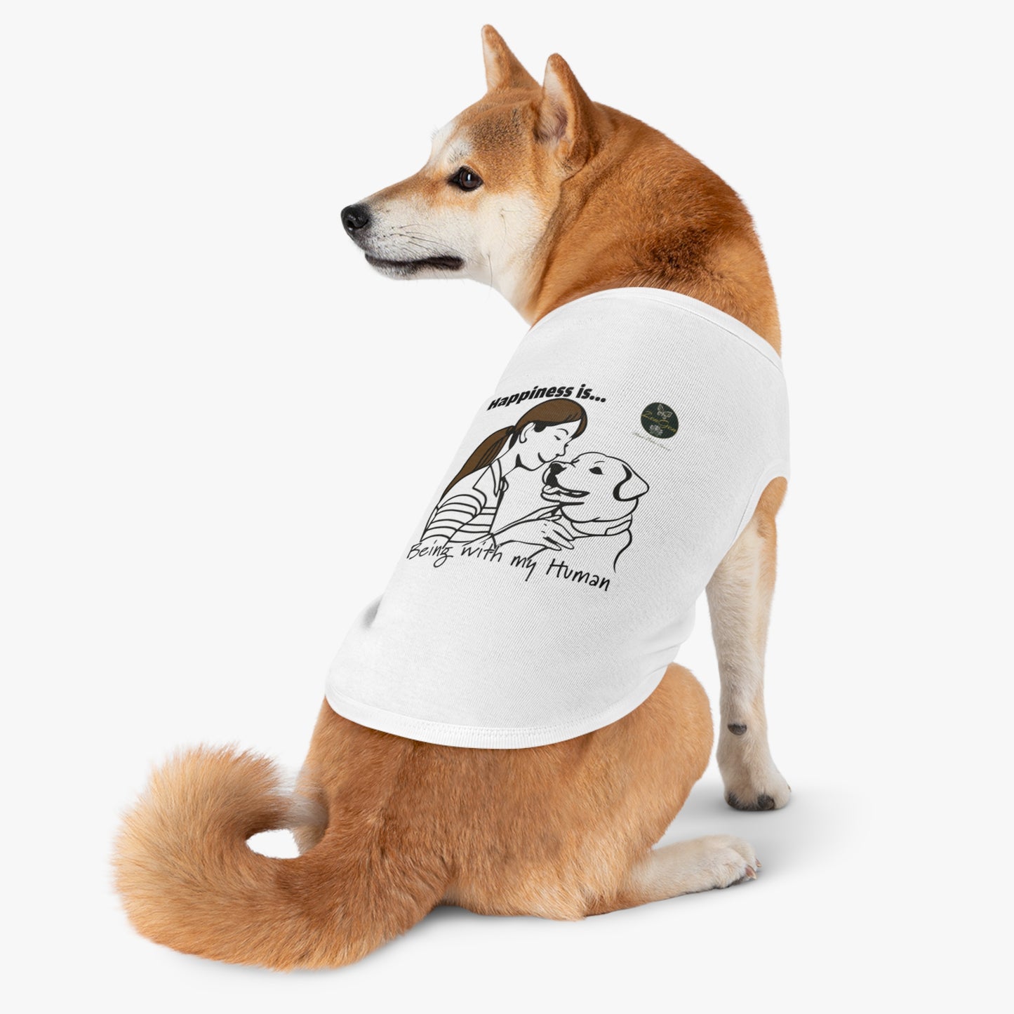 Pet Tank Top - Happiness is... ZenGen Furry Nation