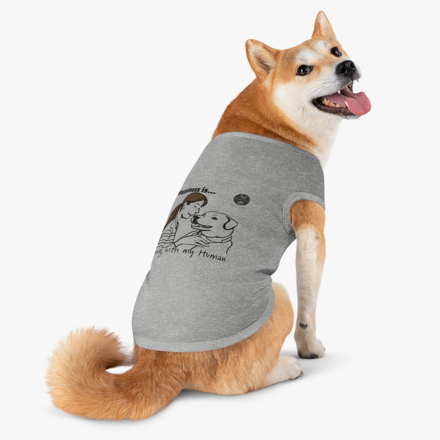 Pet Tank Top - Happiness is... ZenGen Furry Nation