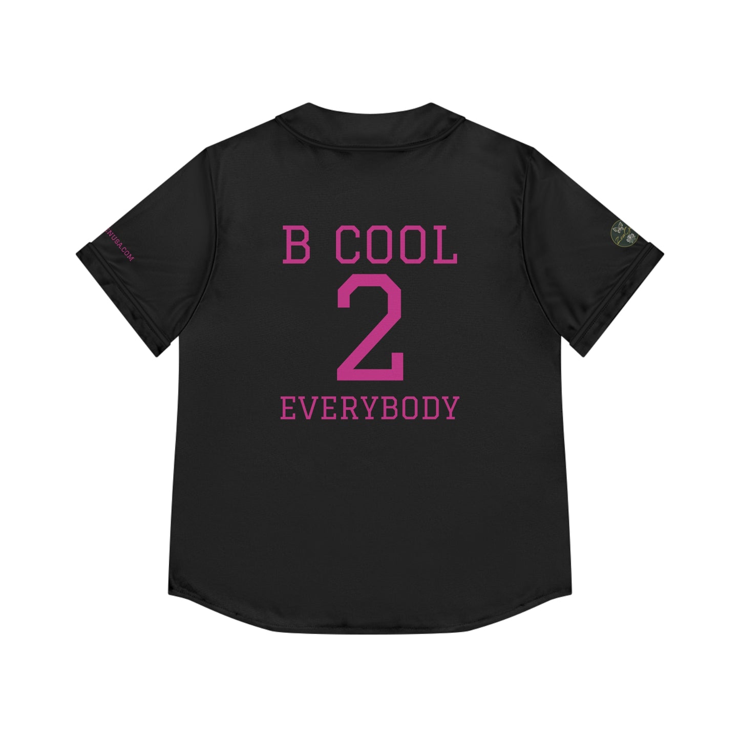 ZenGen BCOOL2EVERYBODY Women's Baseball Jersey - In Black