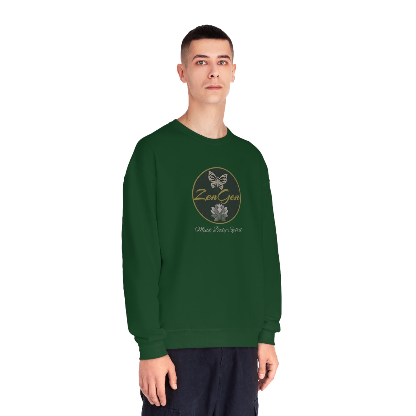 ZenGen Logo Sweatshirt - Unisex NuBlend® Crewneck Sweatshirt