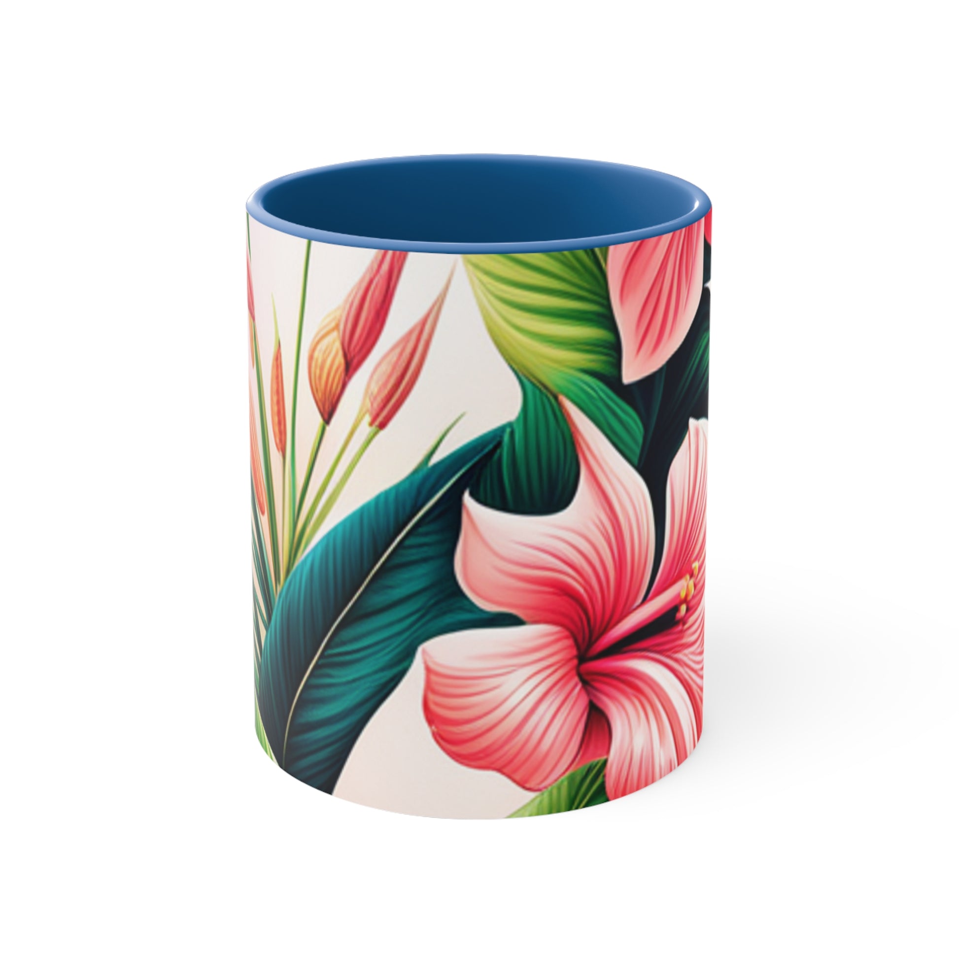 Hibiscus Print Coffee Mug, 11oz - ZenGen USA - ZenGen USA