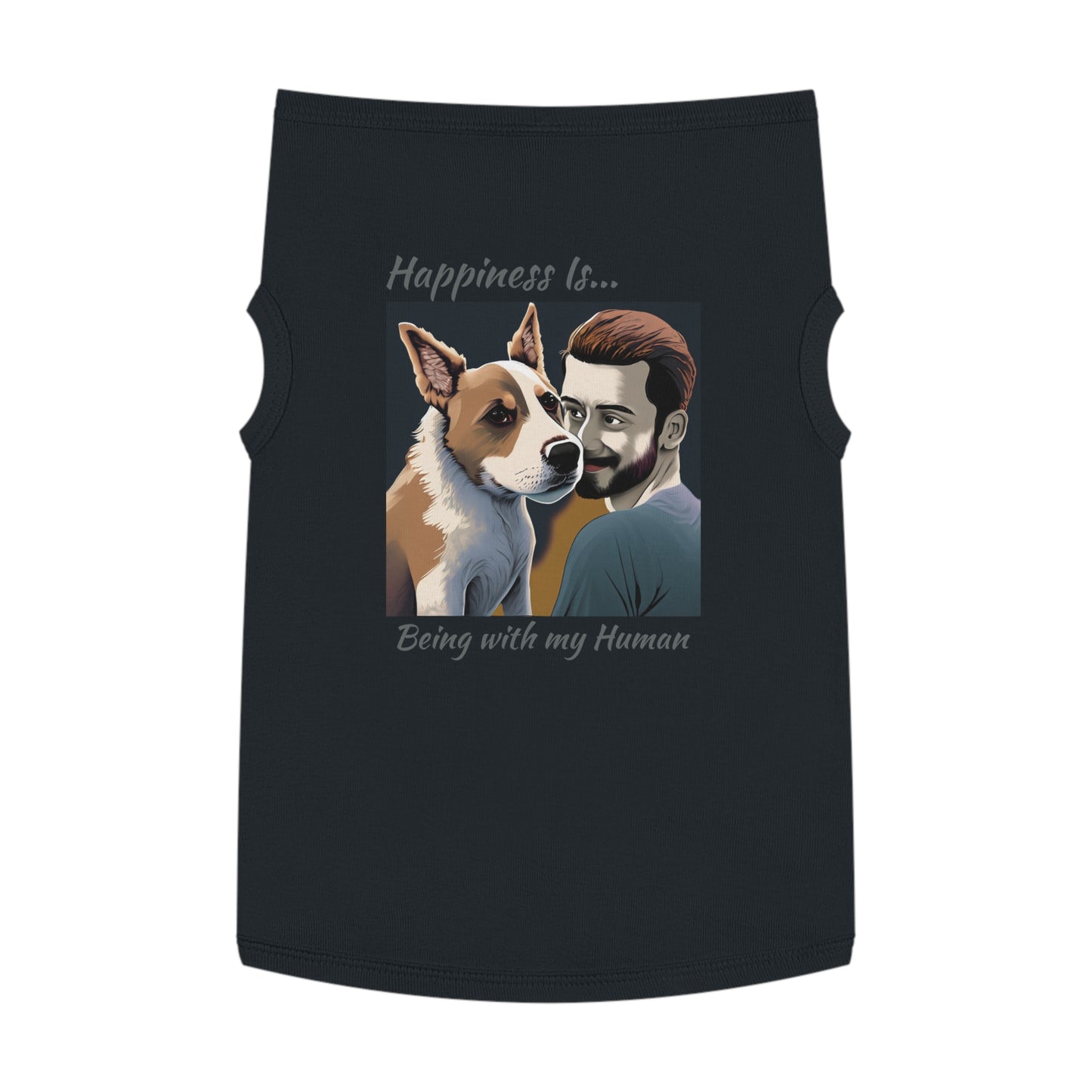 Pet Tank Top Doggy - Happiness is... ZenGen Furry Nation