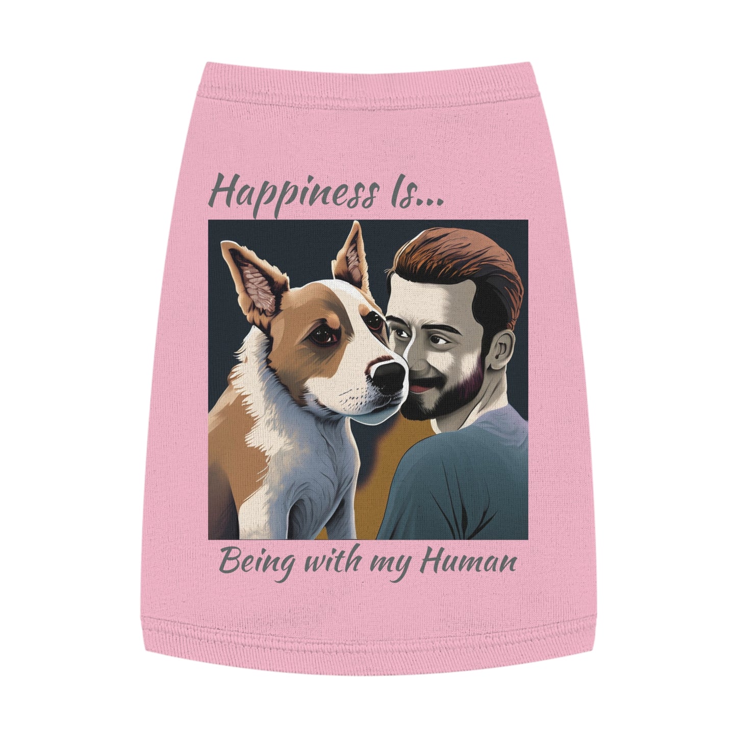 Pet Tank Top Doggy - Happiness is... ZenGen Furry Nation