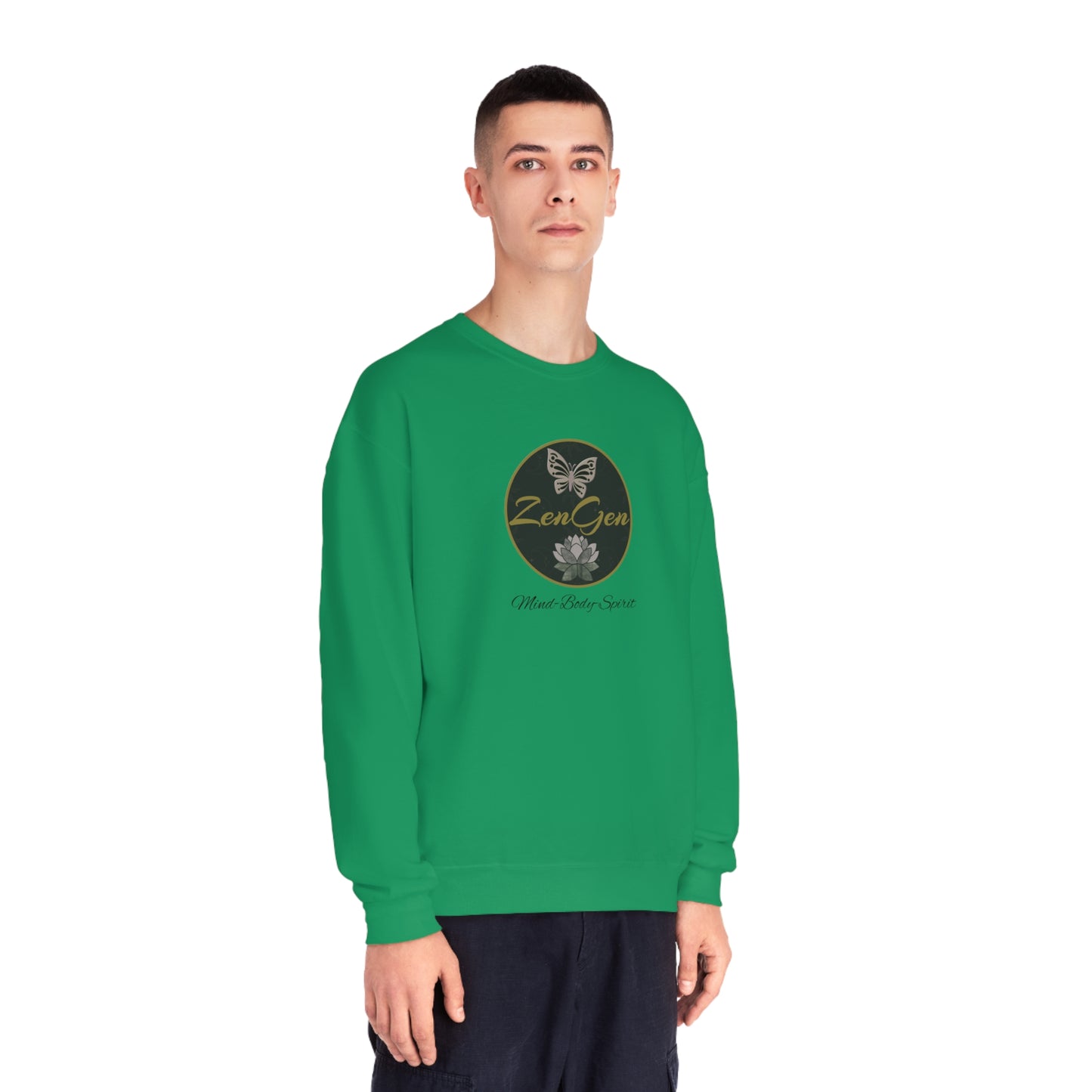 ZenGen Logo Sweatshirt - Unisex NuBlend® Crewneck Sweatshirt