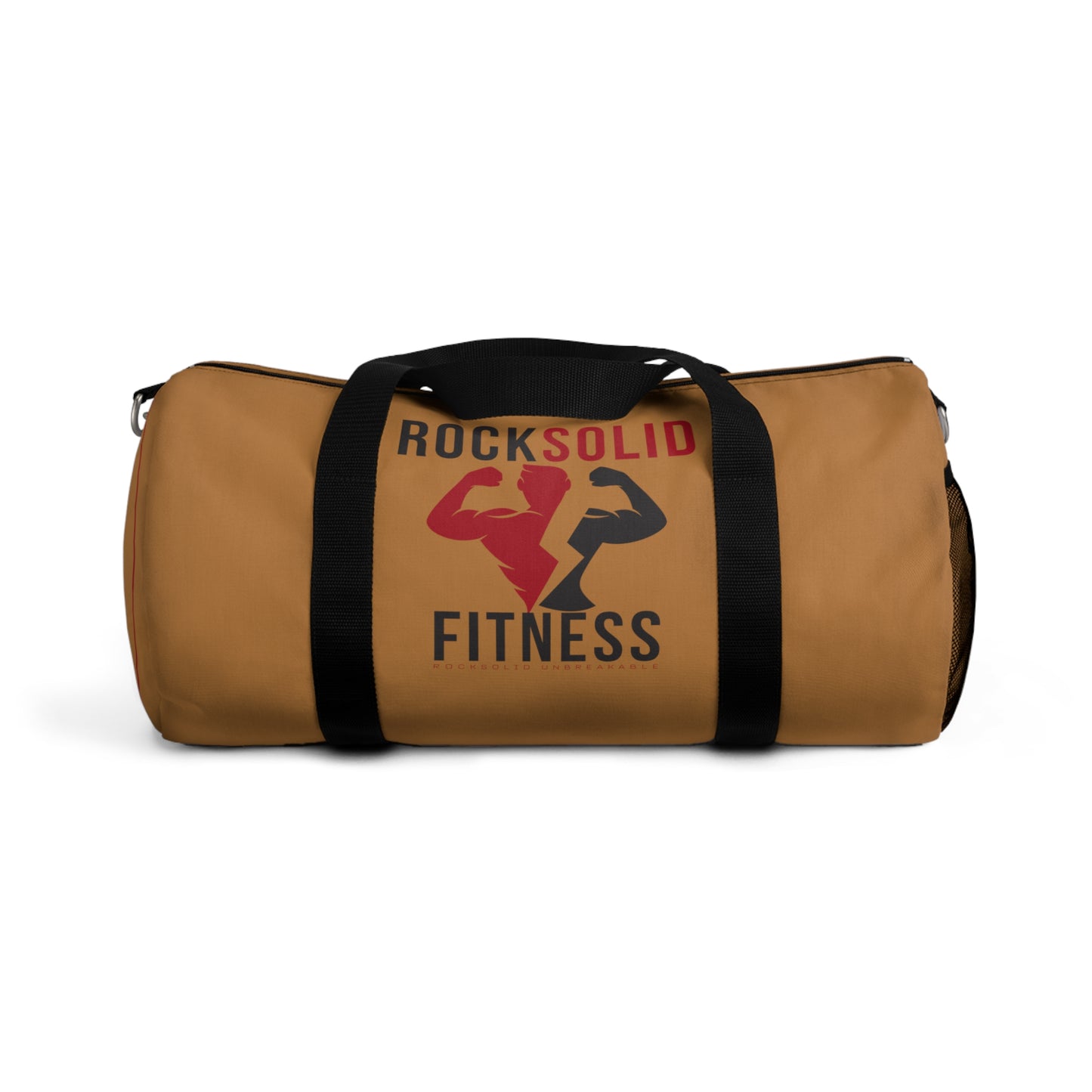 RockSolid Fitness Duffel Bag | Brown | Oxford Canvas | Original Logo - ZenGen USA