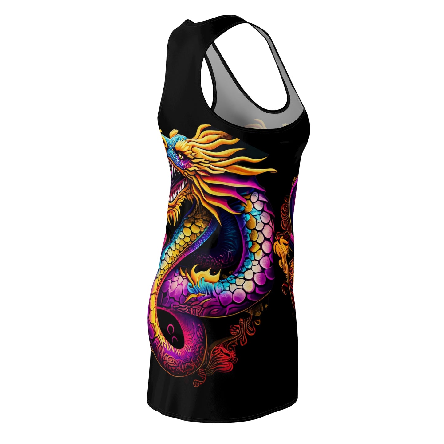 Dragon Women's Cut & Sew Racerback Dress (AOP) | ZenGen USA