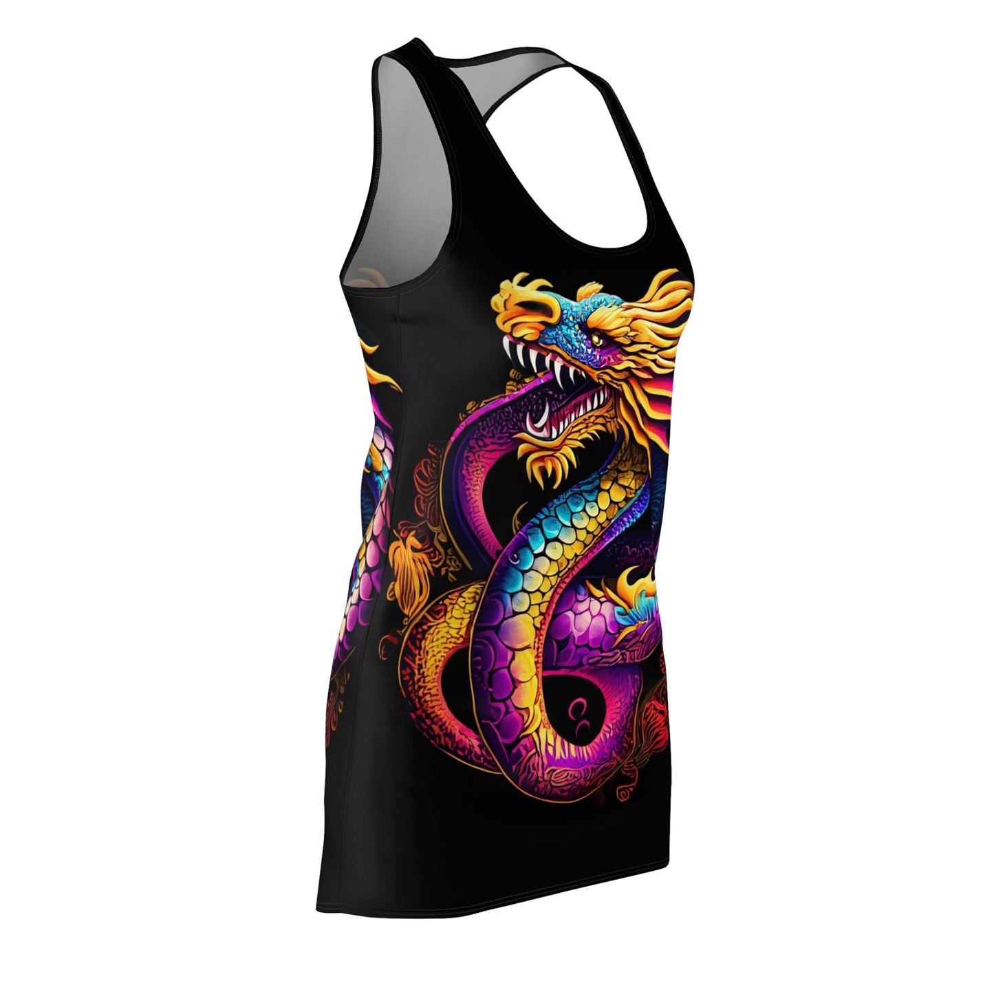 Dragon Women's Cut & Sew Racerback Dress (AOP) | ZenGen USA