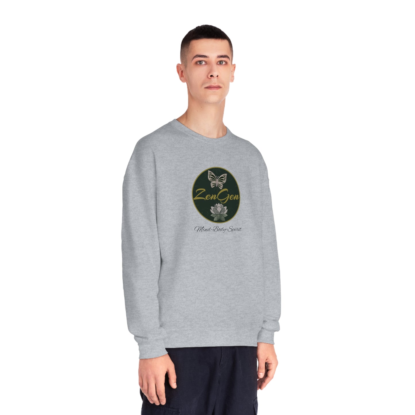 ZenGen Logo Sweatshirt - Unisex NuBlend® Crewneck Sweatshirt