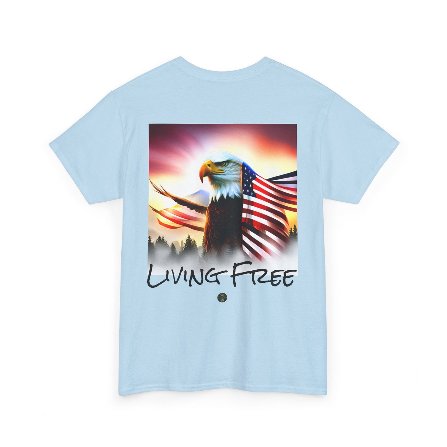 LIBERTY, Living Free - Unisex Heavy Cotton Tee - ZenGen USA