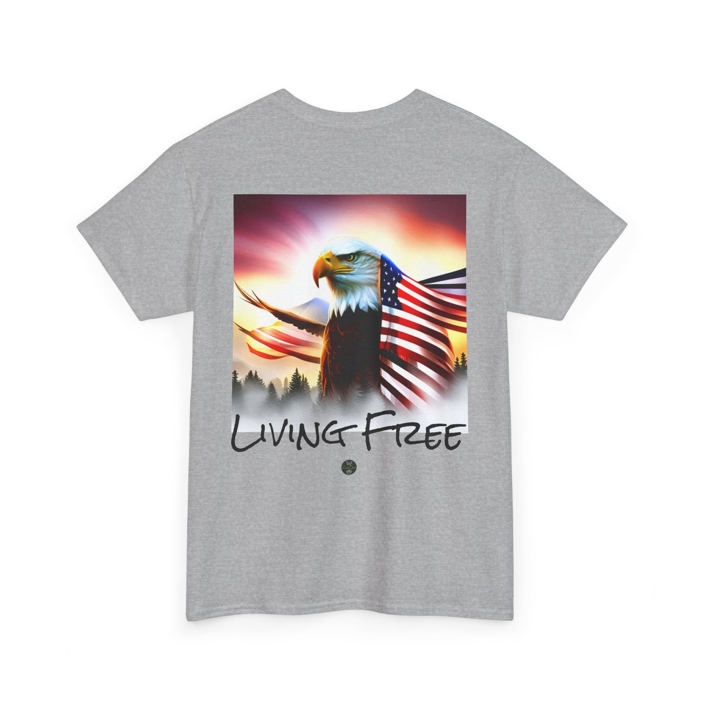 LIBERTY, Living Free - Unisex Heavy Cotton Tee - ZenGen USA