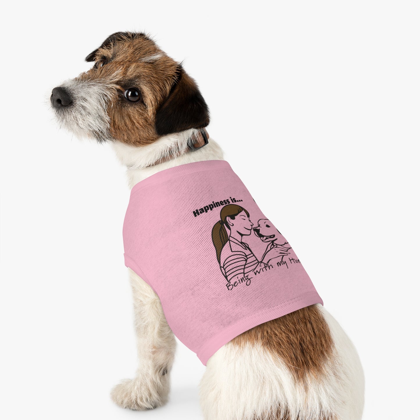 Pet Tank Top - Happiness is... ZenGen Furry Nation