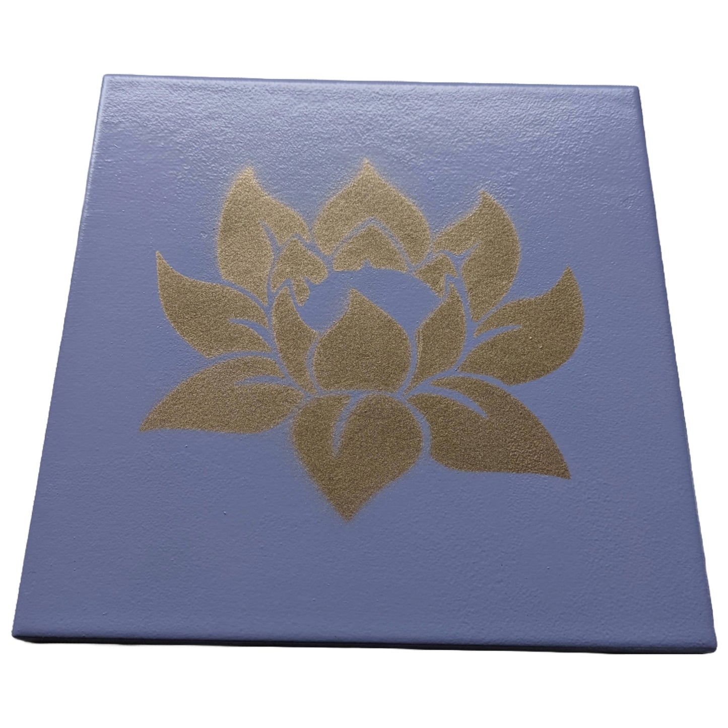 Decorative Painted Flower Ceramic Tiles | LOTUS Handcrafted - ZenGen USA