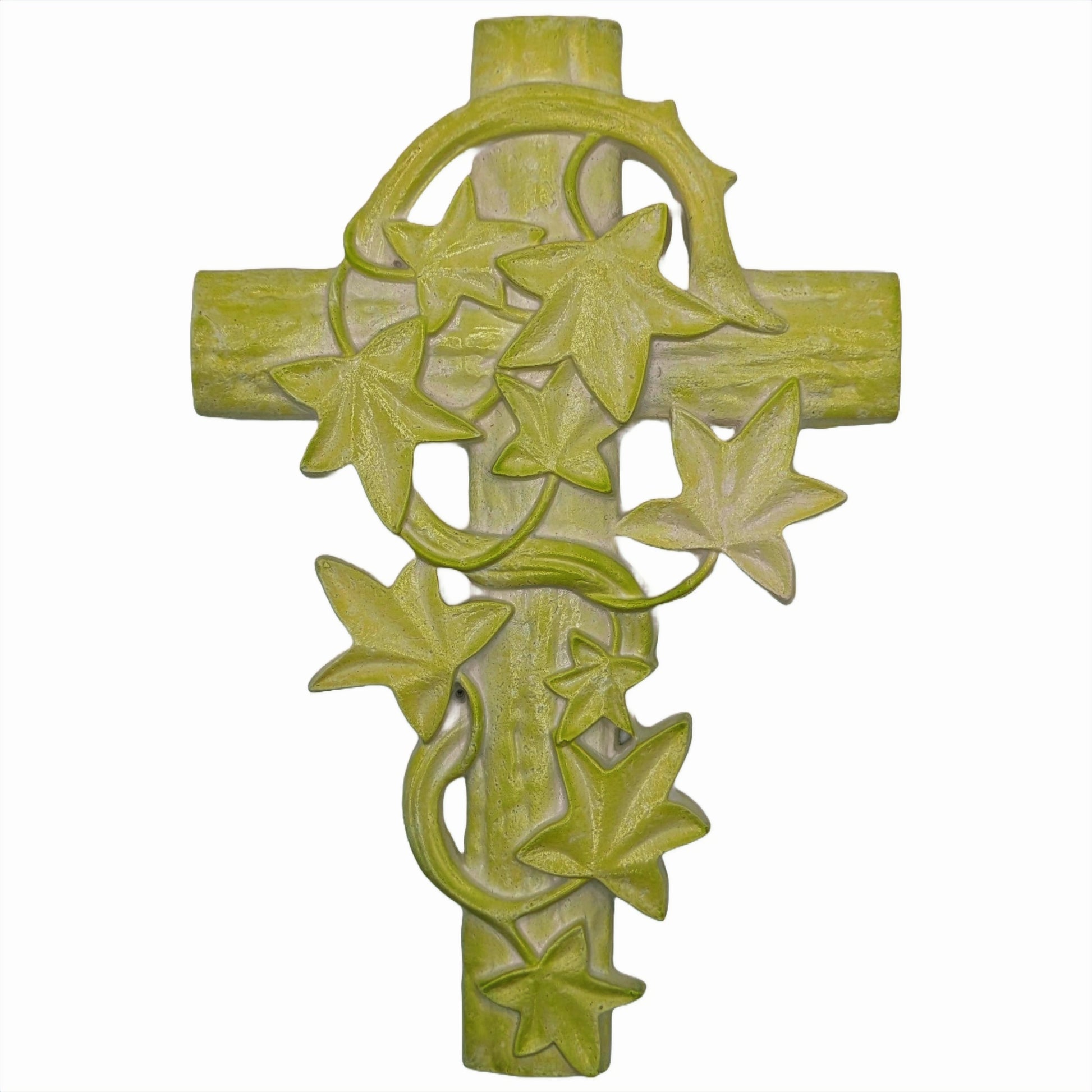 Cross of Rebirth | Wall Hanging | Handcrafted Craft Plaster | ZenGenUSA - ZenGen USA