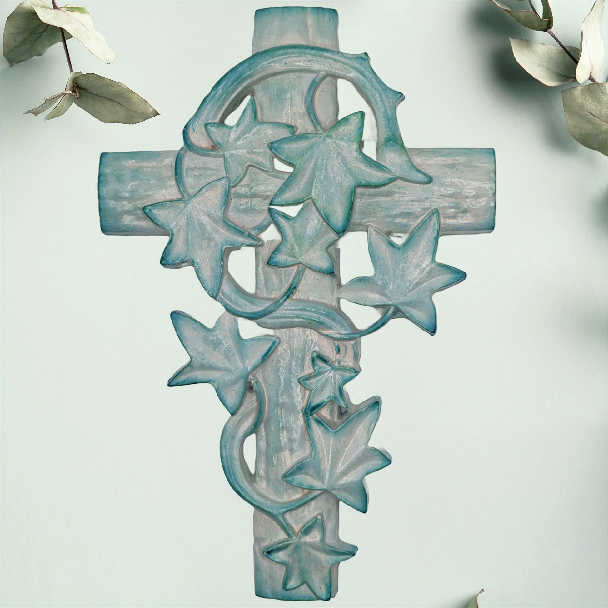 Cross of Rebirth | Wall Hanging | Handcrafted Craft Plaster | ZenGenUSA - ZenGen USA