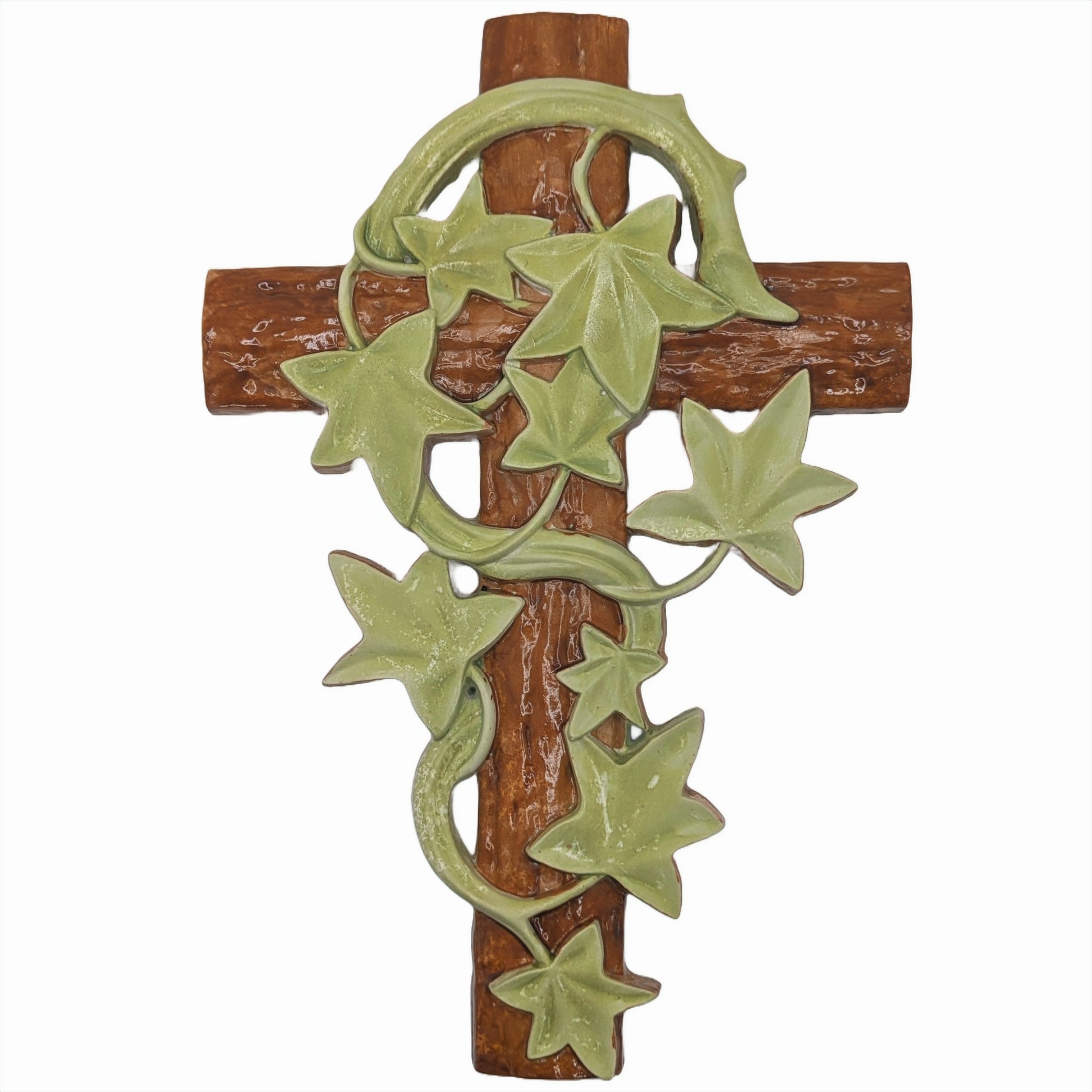 Cross of Rebirth | Wall Hanging | Handcrafted Craft Plaster | ZenGenUSA - ZenGen USA