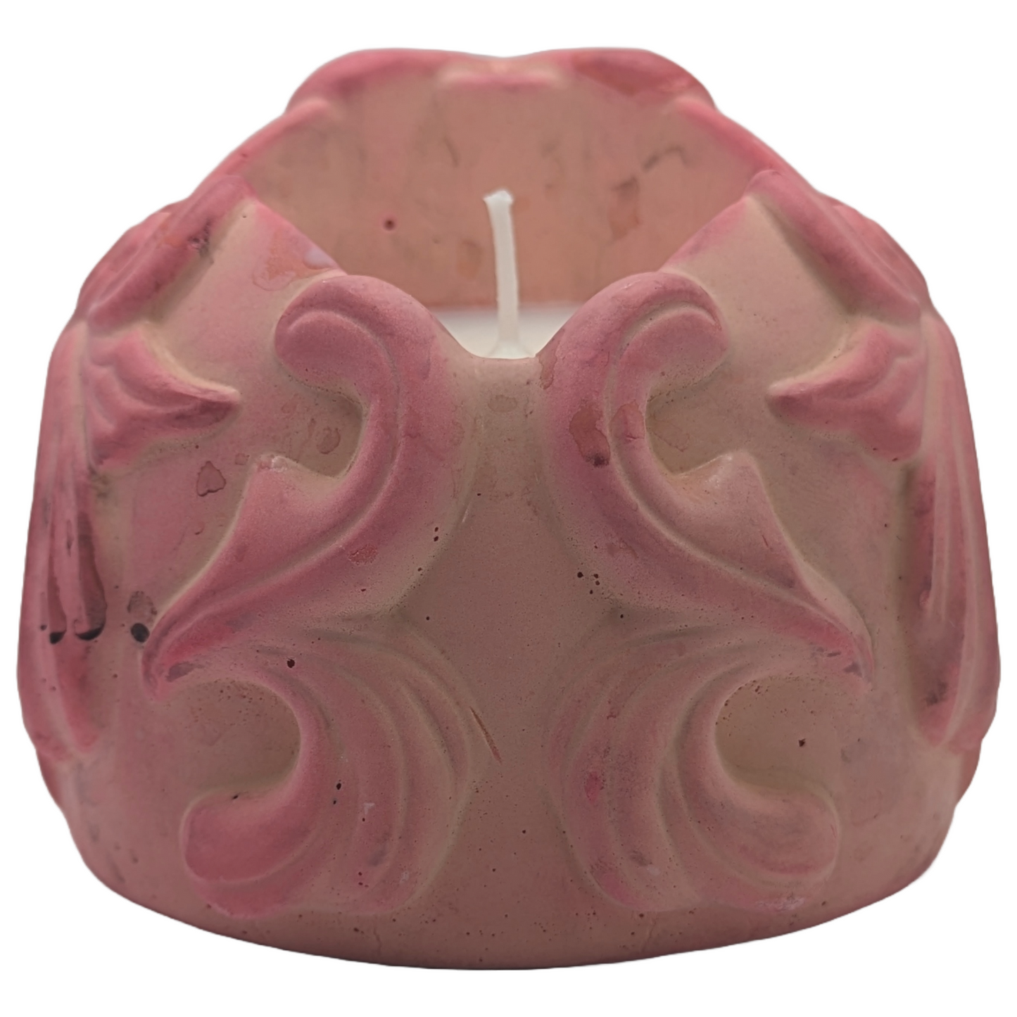 Fancy Gothic Skull Candle - Poison Scented Original Fragrance - Hand Crafted Ceramic Tinted - Soy Wax & Beeswax - ZenGen USA