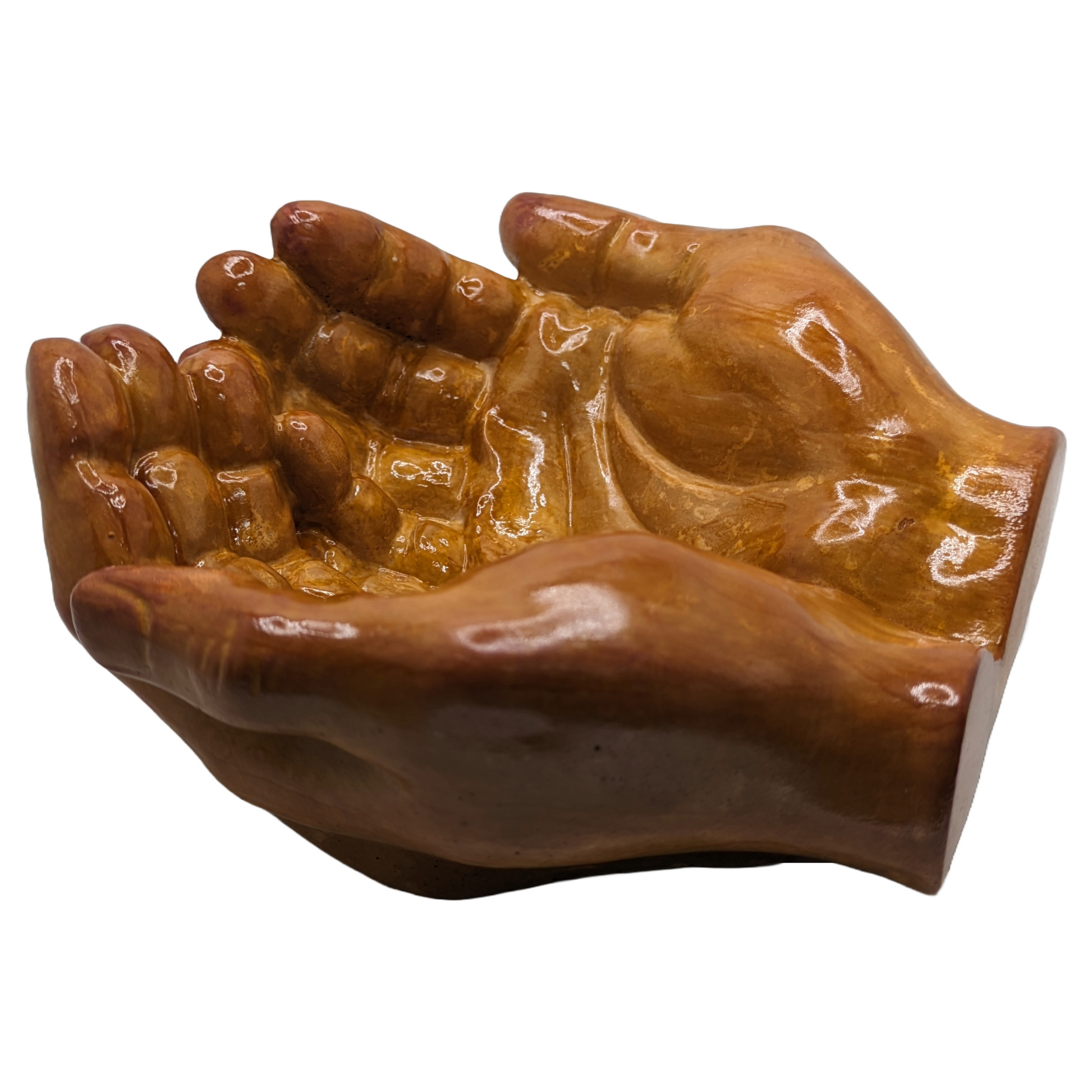 Hands of Grace - Natures Finishes - Craft Ceramic Sculpture - ZenGen USA