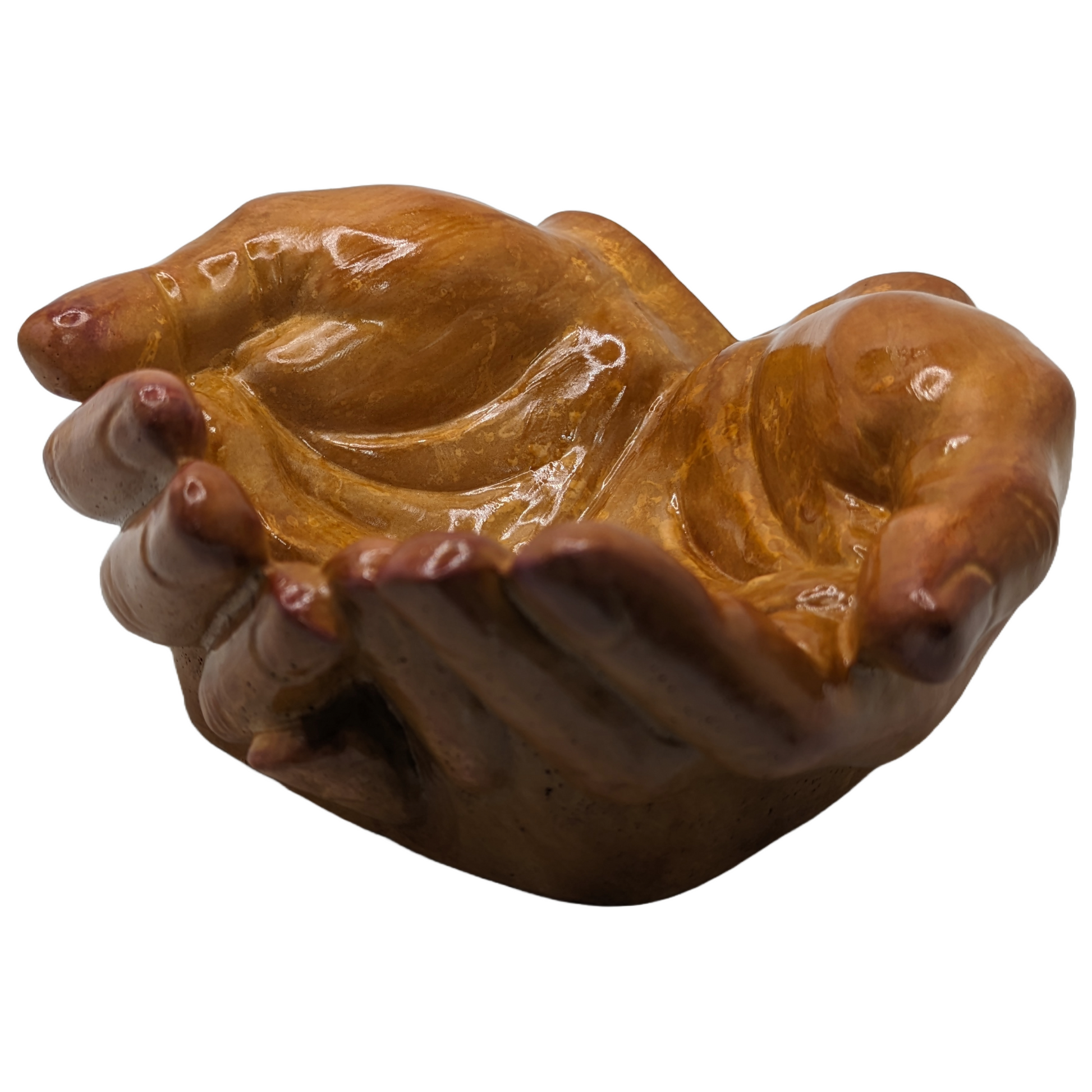 Hands of Grace - Natures Finishes - Craft Ceramic Sculpture - ZenGen USA