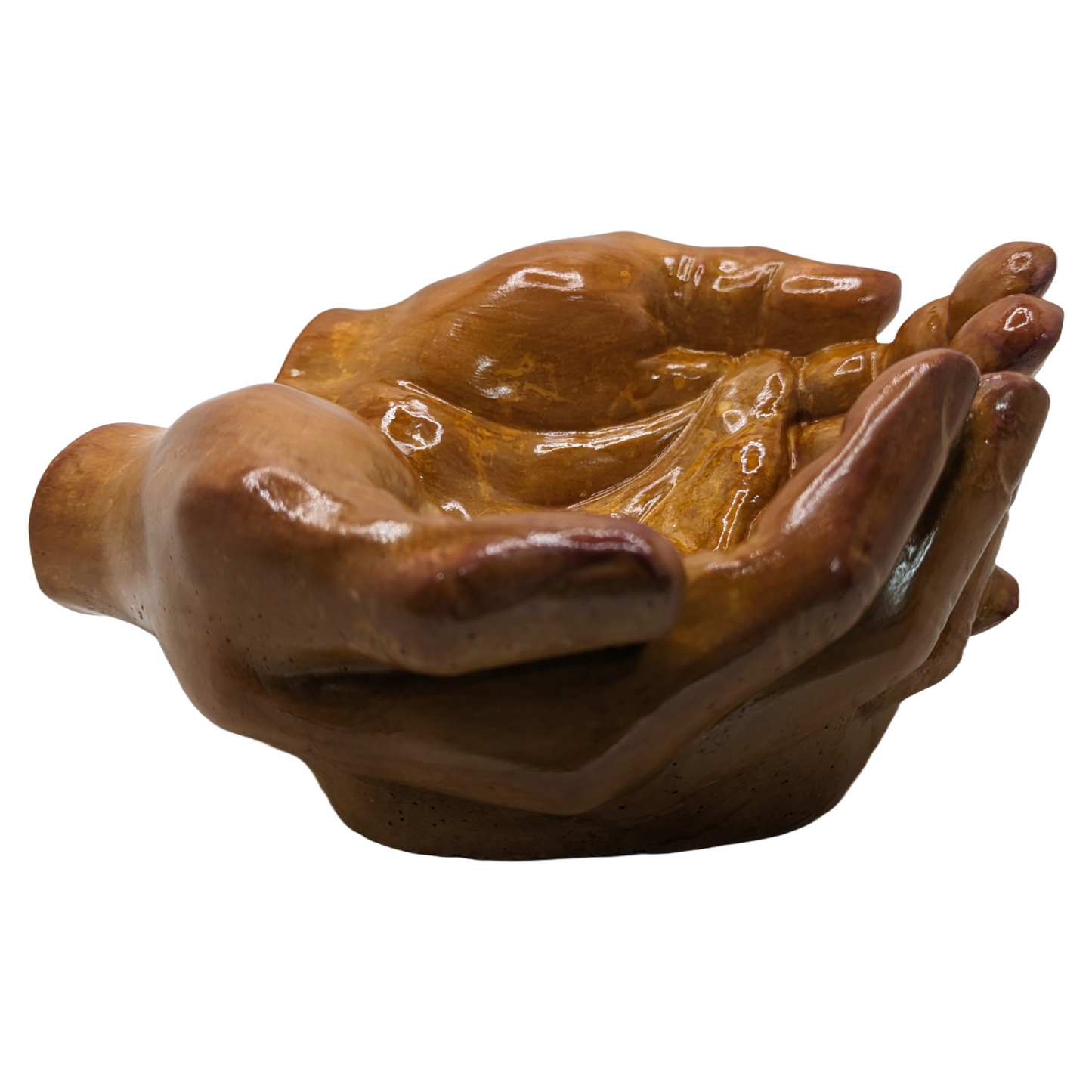 Hands of Grace - Natures Finishes - Craft Ceramic Sculpture - ZenGen USA