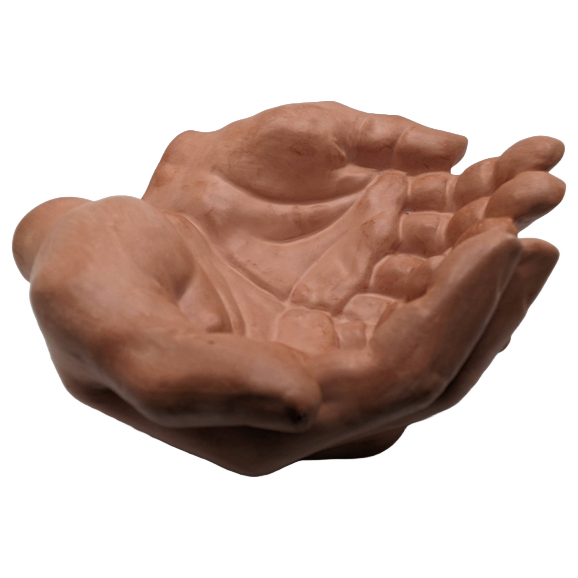 Hands of Grace - Natures Finishes - Craft Ceramic Sculpture - ZenGen USA