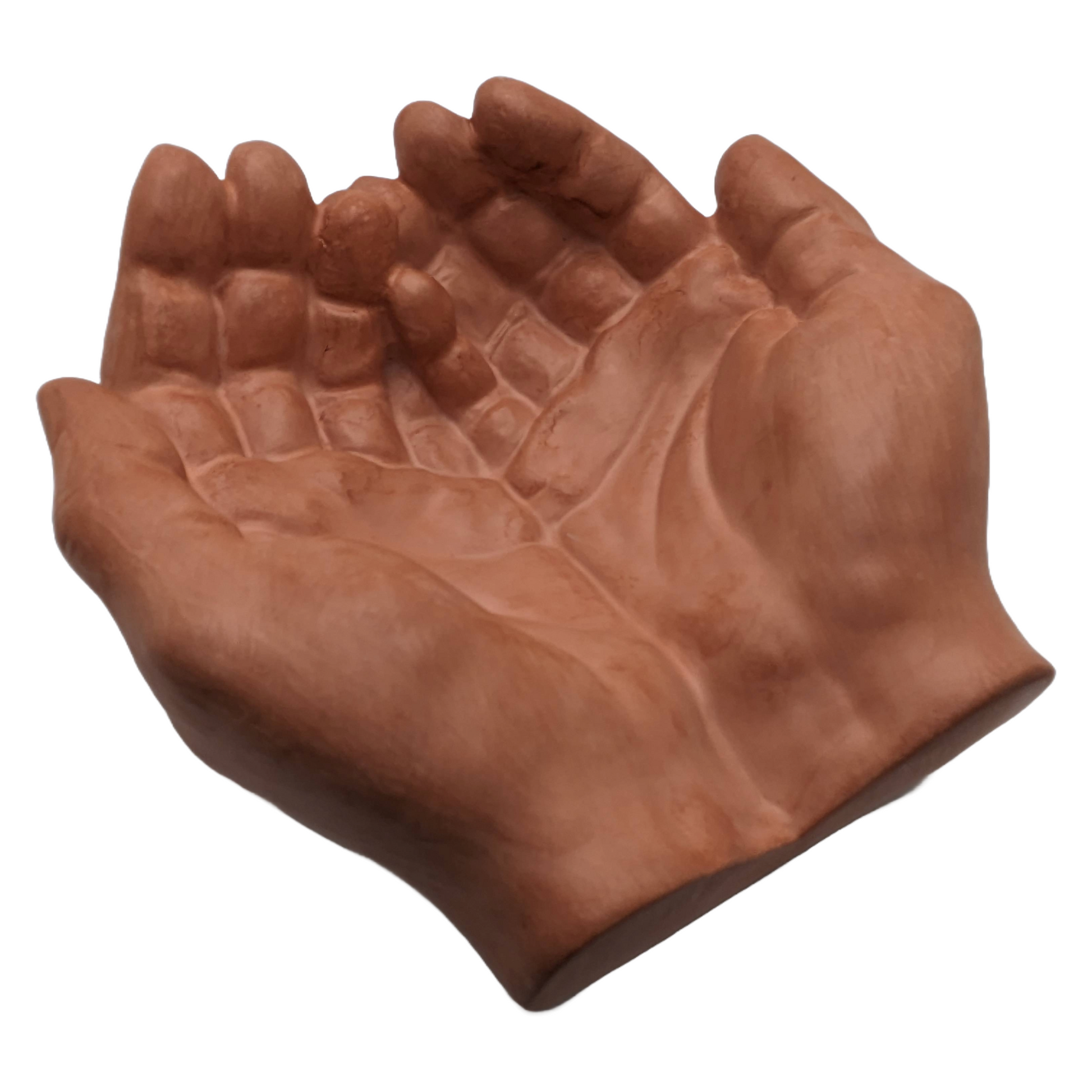 Hands of Grace - Natures Finishes - Craft Ceramic Sculpture - ZenGen USA