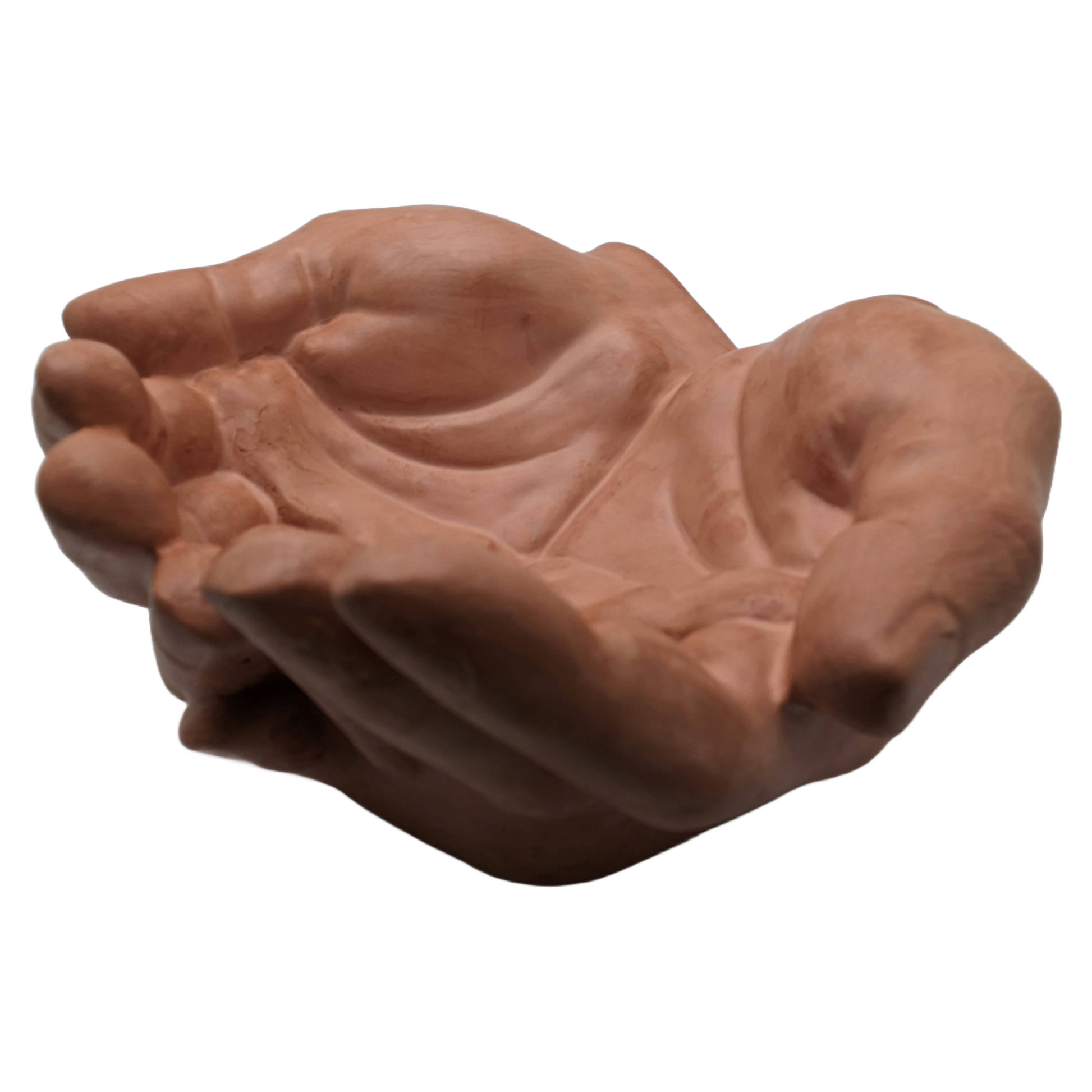 Hands of Grace - Natures Finishes - Craft Ceramic Sculpture - ZenGen USA