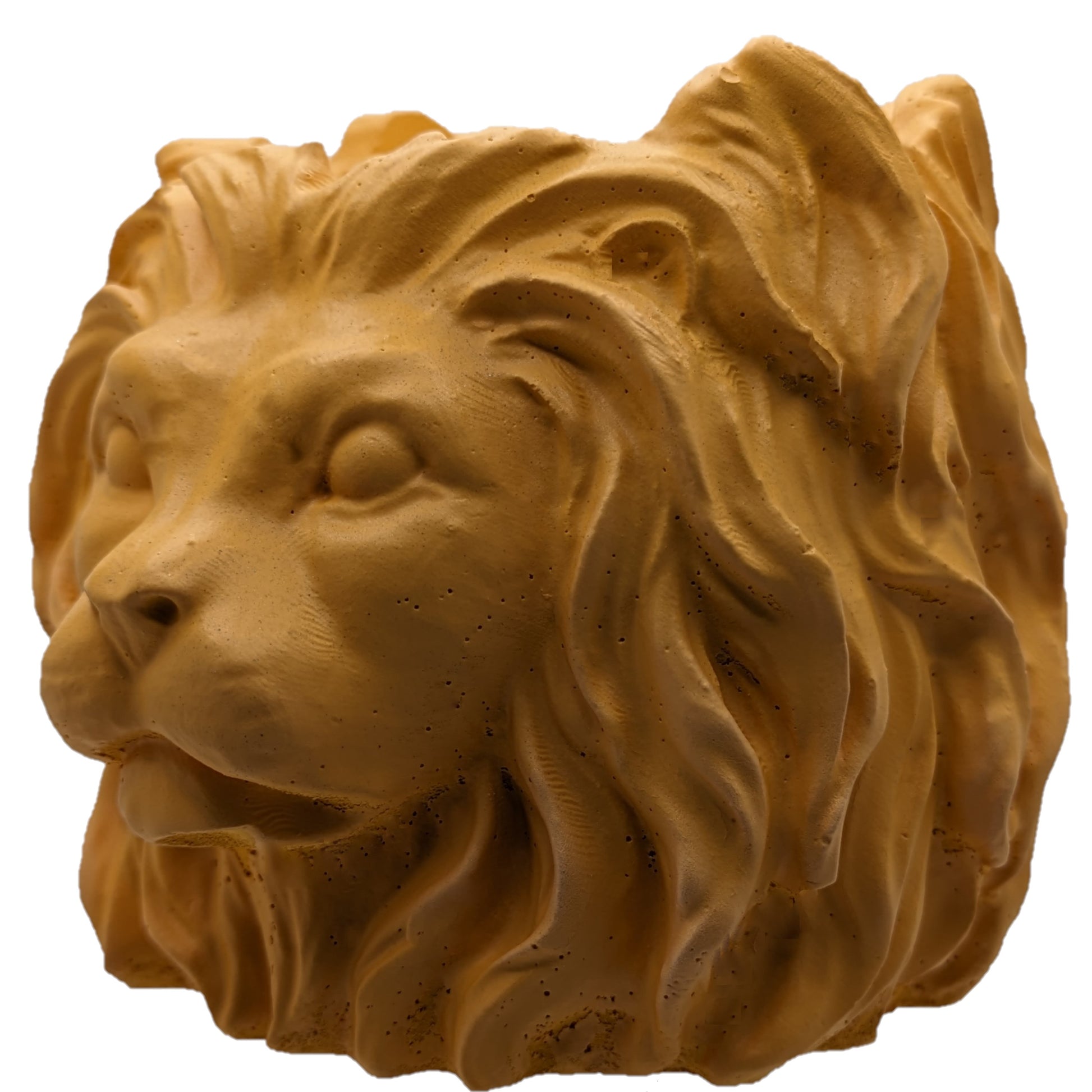 Valiant Leonard - Ceramic Lion - Handmade & Custom "ROAR" Scented Candle - ZenGen USA