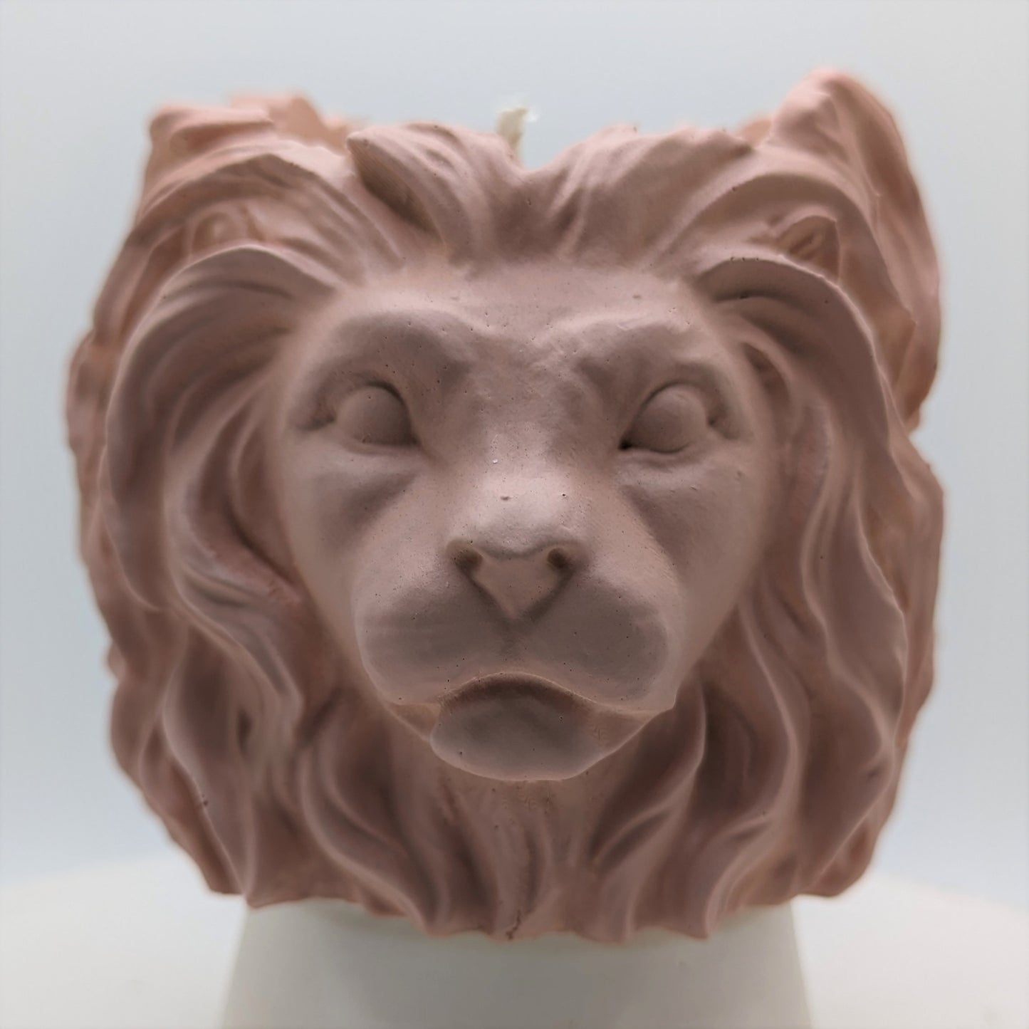 Valiant Leonard - Ceramic Lion - Handmade & Custom "ROAR" Scented Candle - ZenGen USA