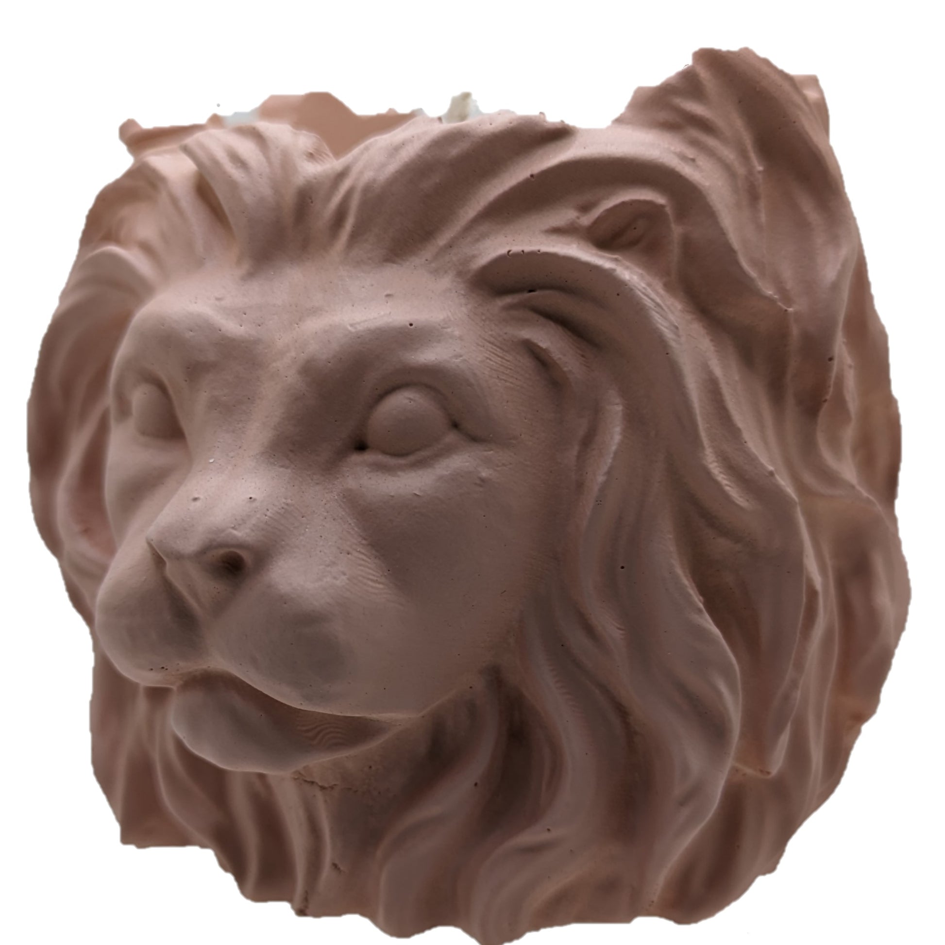 Valiant Leonard - Ceramic Lion - Handmade & Custom "ROAR" Scented Candle - ZenGen USA